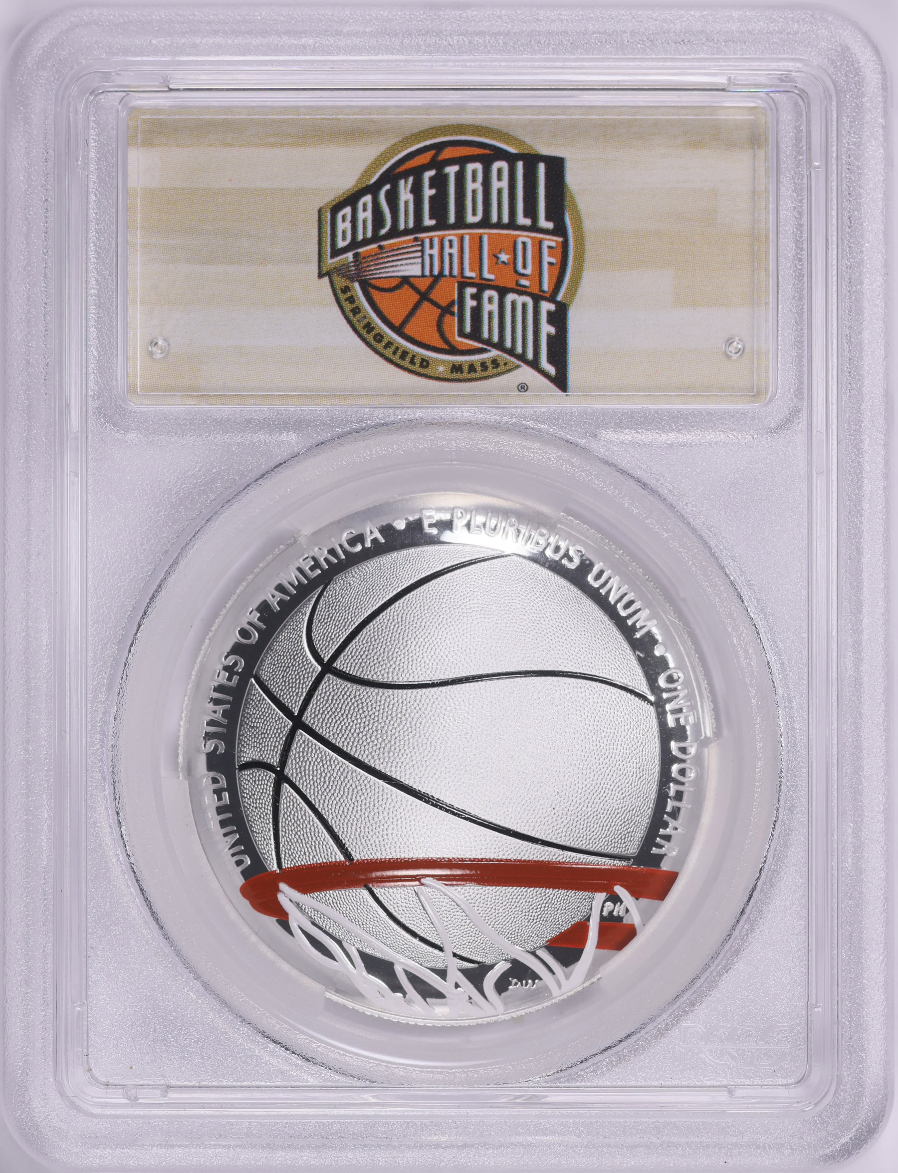 2020-P Basketball Hall of Fame Silver Dollar 1st Official