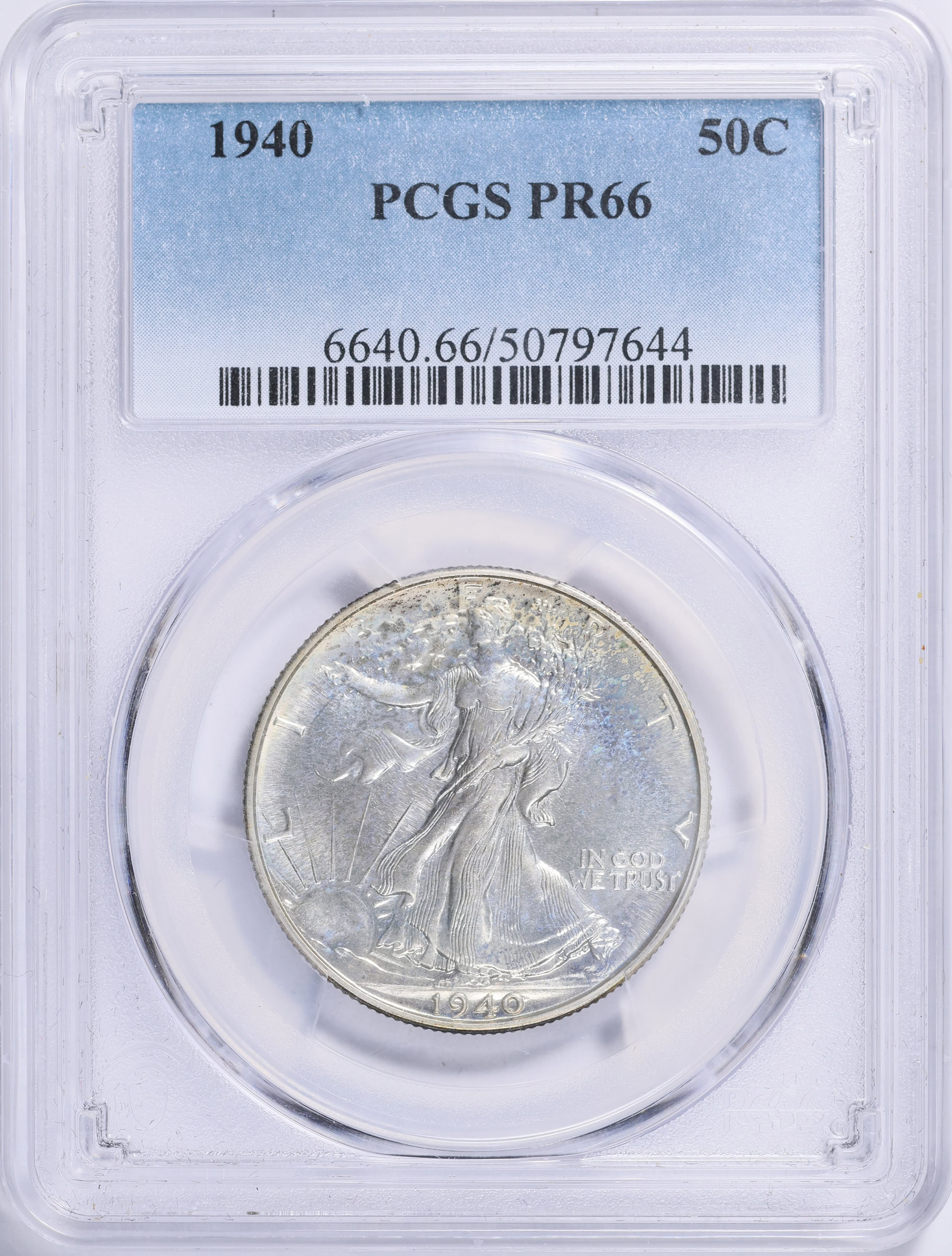 1940 Walking Liberty Half Dollar PCGS Proof-66 (Item 2072895