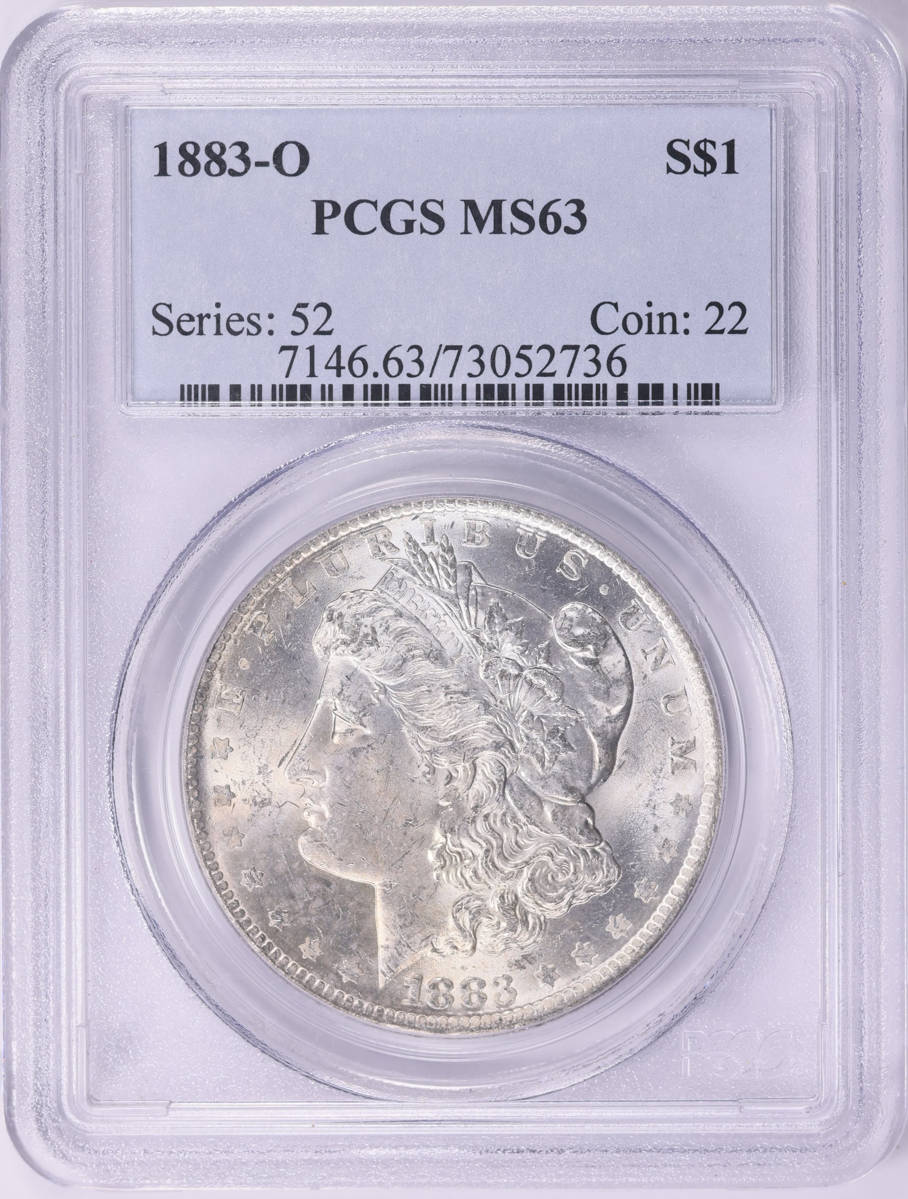 1883-O Morgan Silver Dollar PCGS MS-63 (Item 2073081