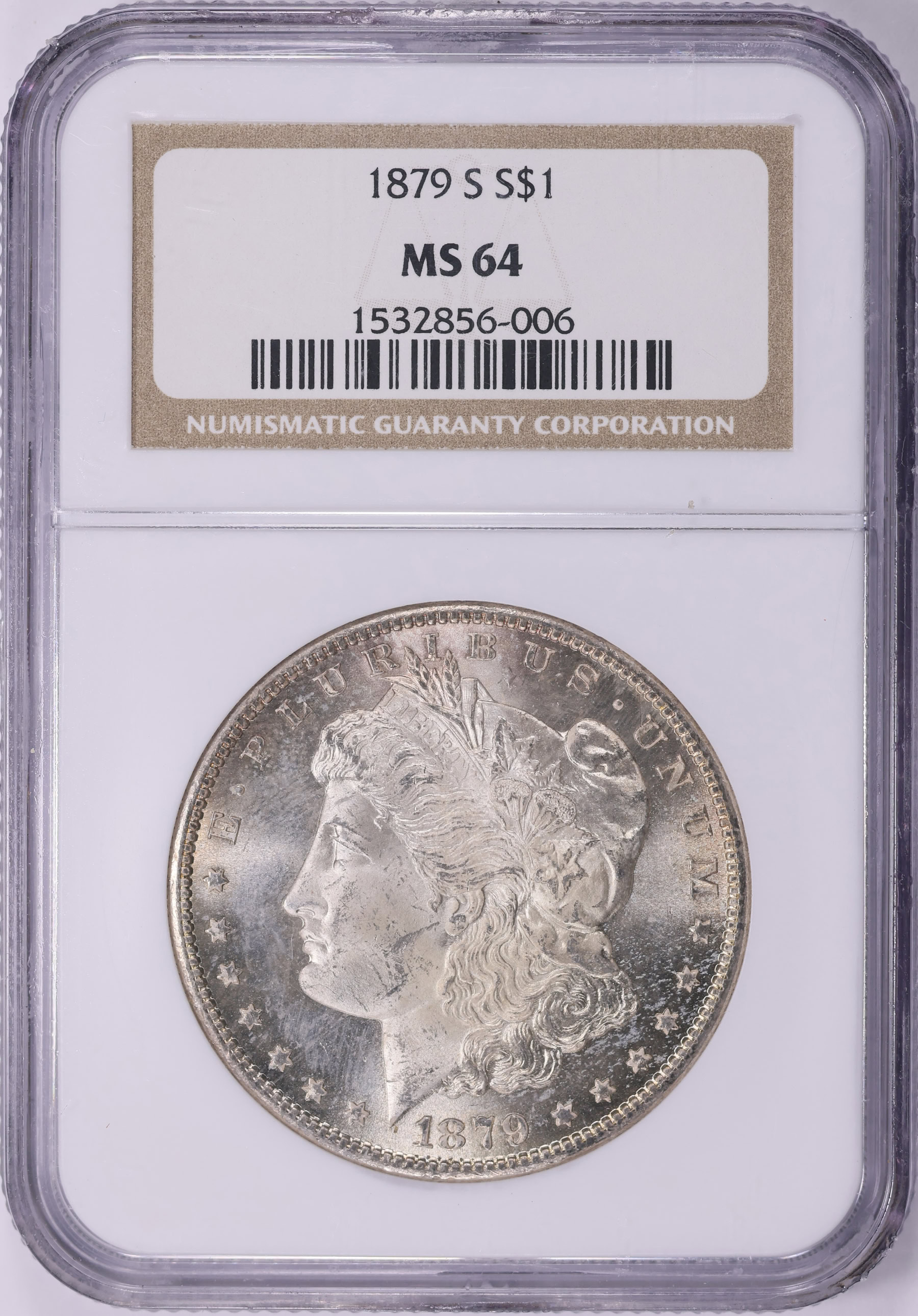 1879-S Morgan Silver Dollar NGC MS-64 (Item 2073099