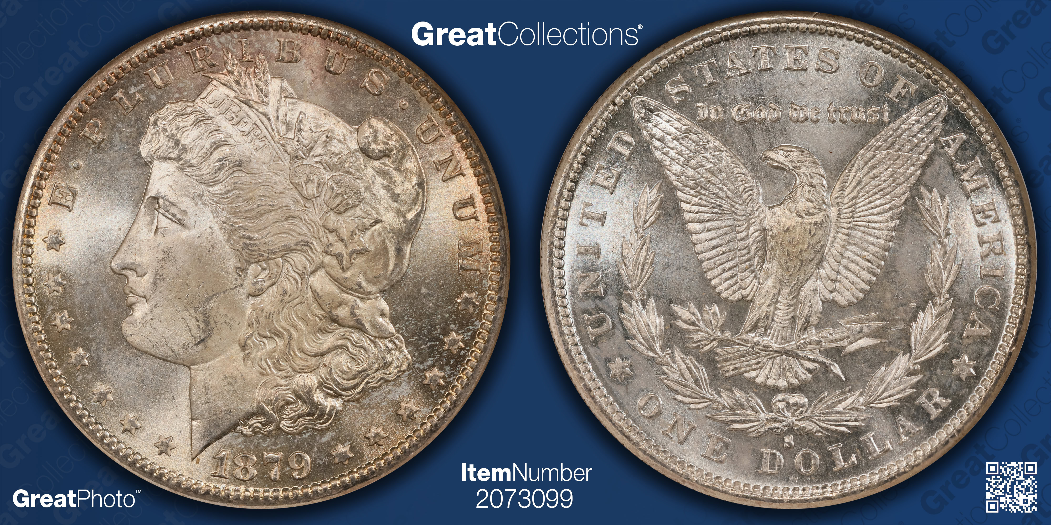 1879-S Morgan Silver Dollar NGC MS-64 (Item 2073099