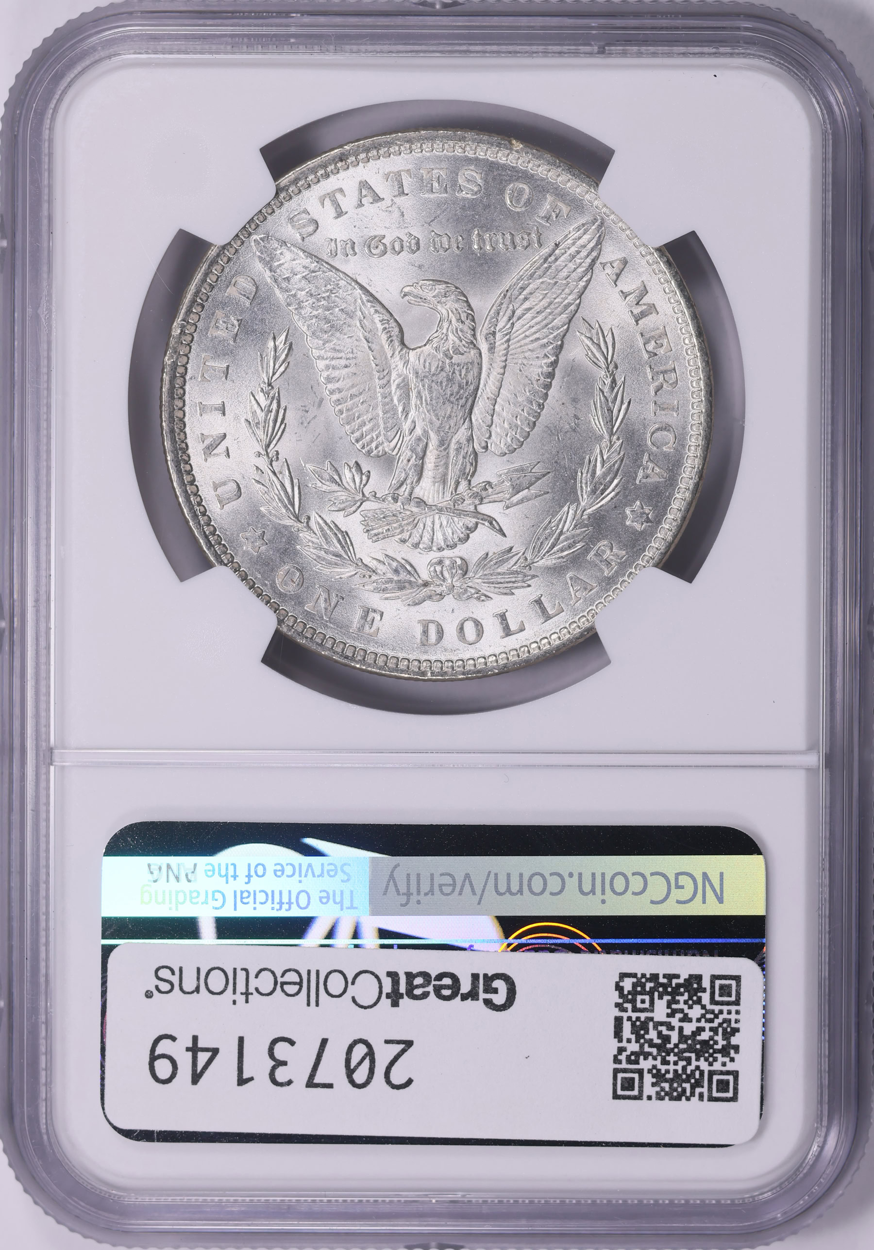 1889 Morgan Silver Dollar NGC MS-63 (Item 2073149