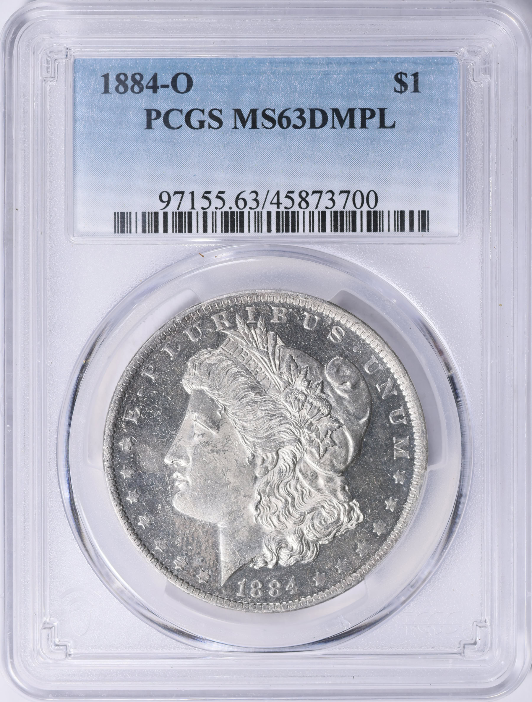 1884-O Morgan Silver Dollar PCGS MS-63 DMPL (Item 2073270