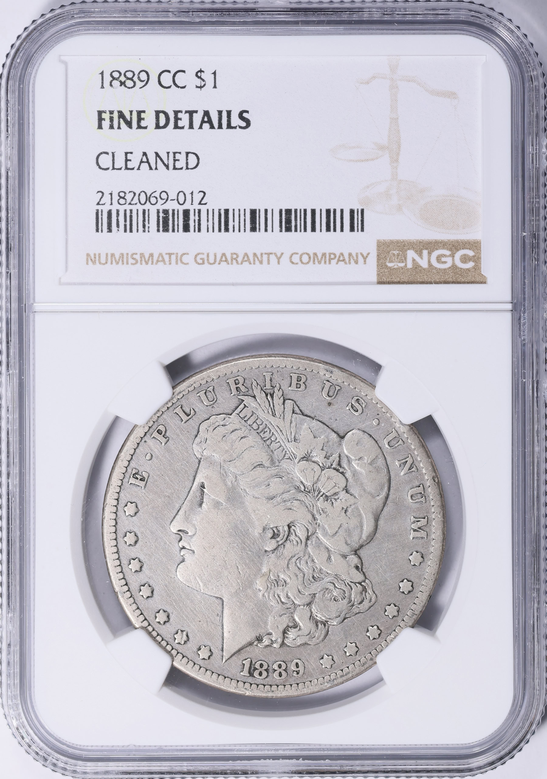 1889-CC Morgan Silver Dollar NGC Fine Details (Item 2073275
