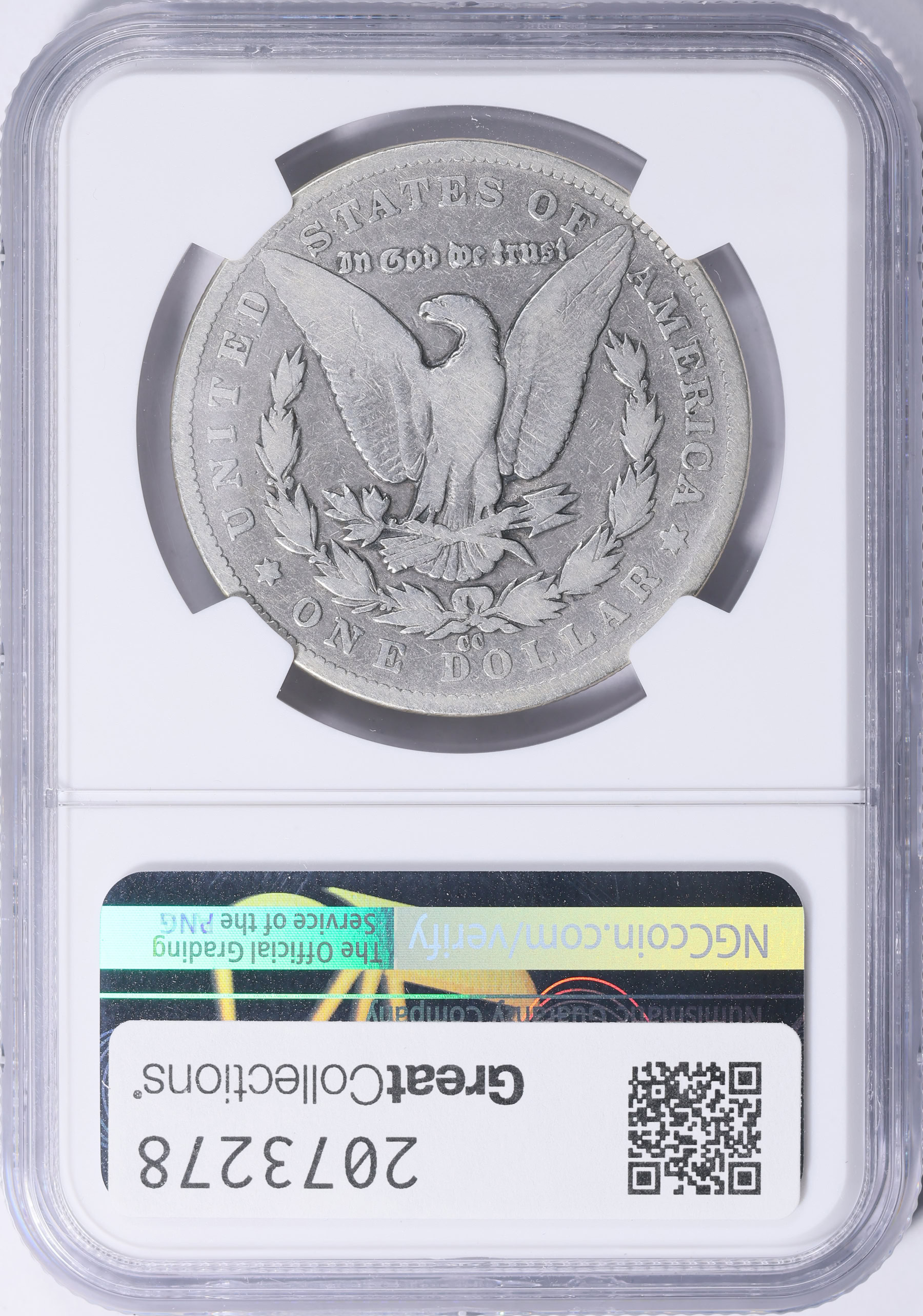 1879-CC Morgan Silver Dollar NGC Good Details (Item 2073278