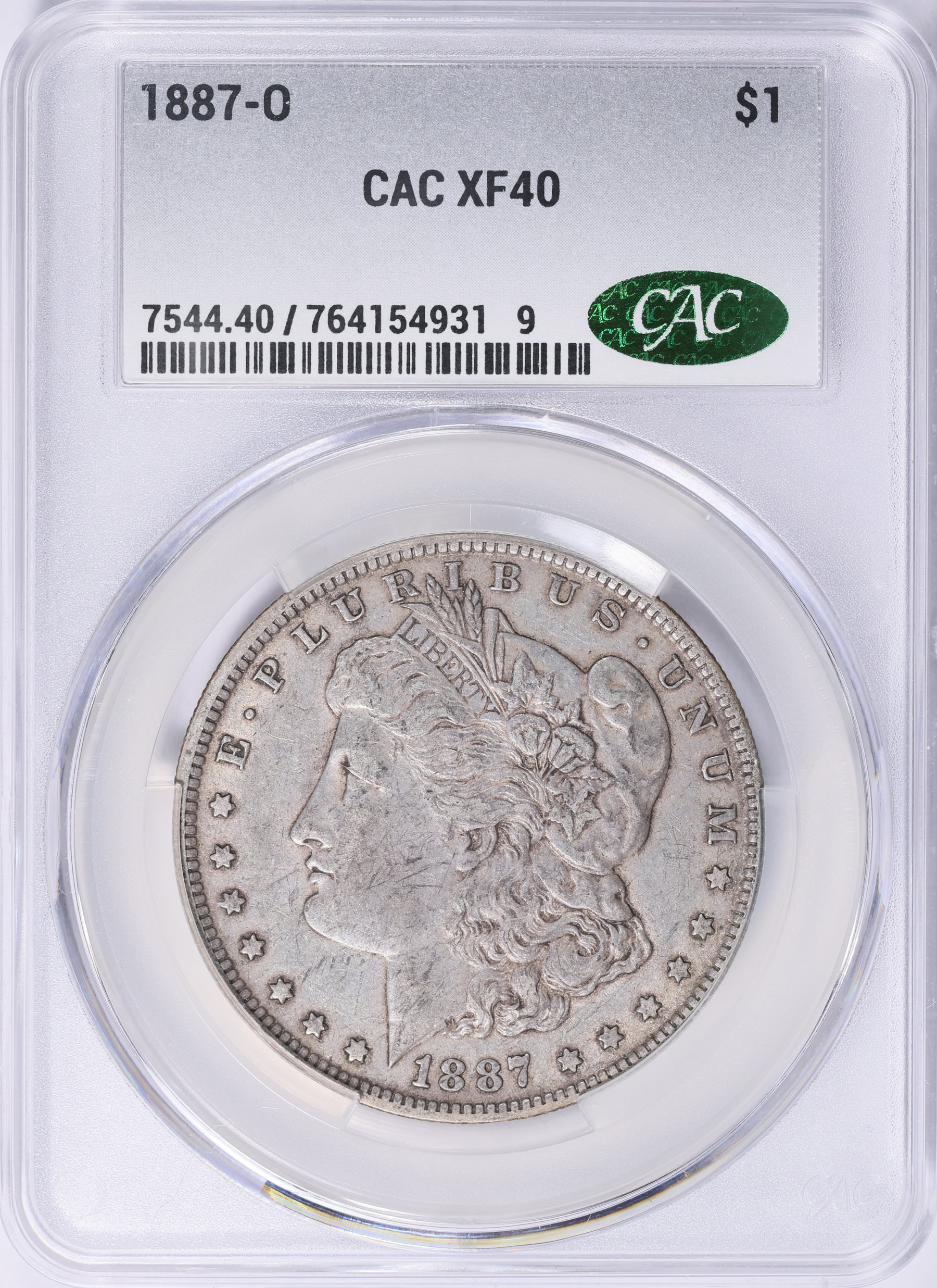 1887-O Morgan Silver Dollar CACG XF-40 (Item 2073378 ...