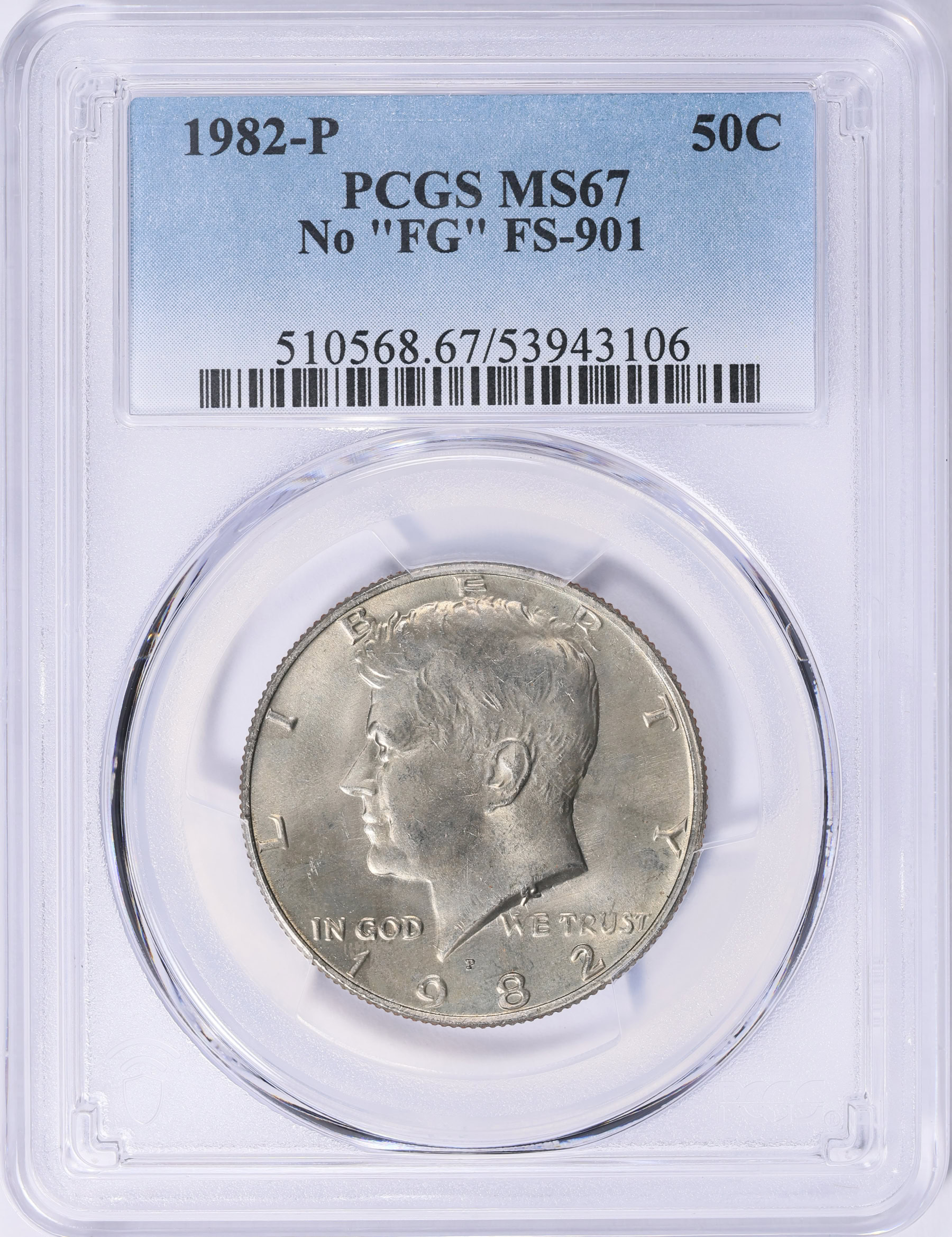 1982-P Kennedy Half Dollar No 