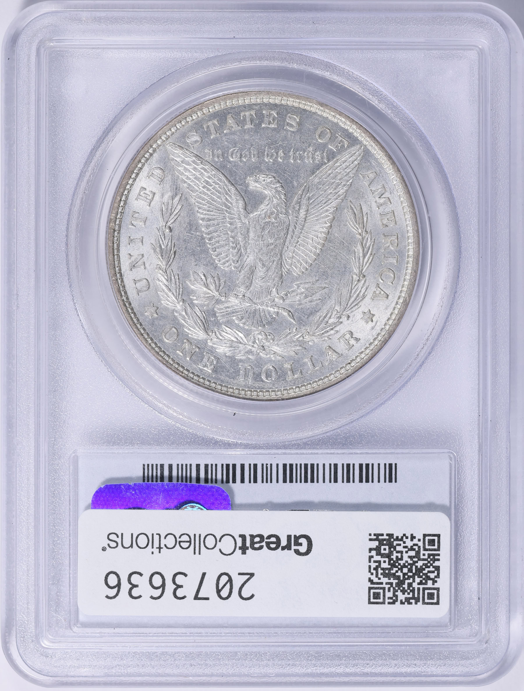 1878 Morgan Silver Dollar 8 Tailfeathers PCGS AU-55 (Item 2073636