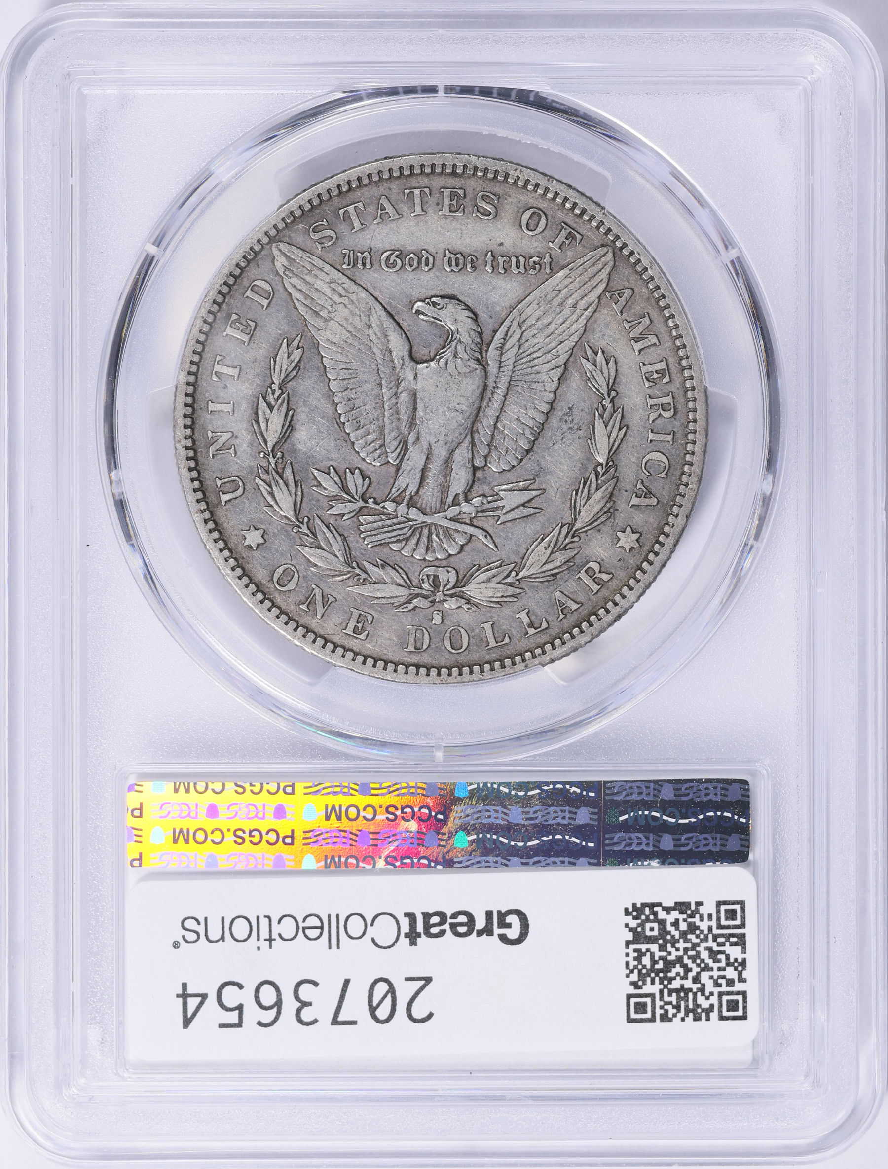 1892-S Morgan Silver Dollar PCGS VF-35 (Item 2073654