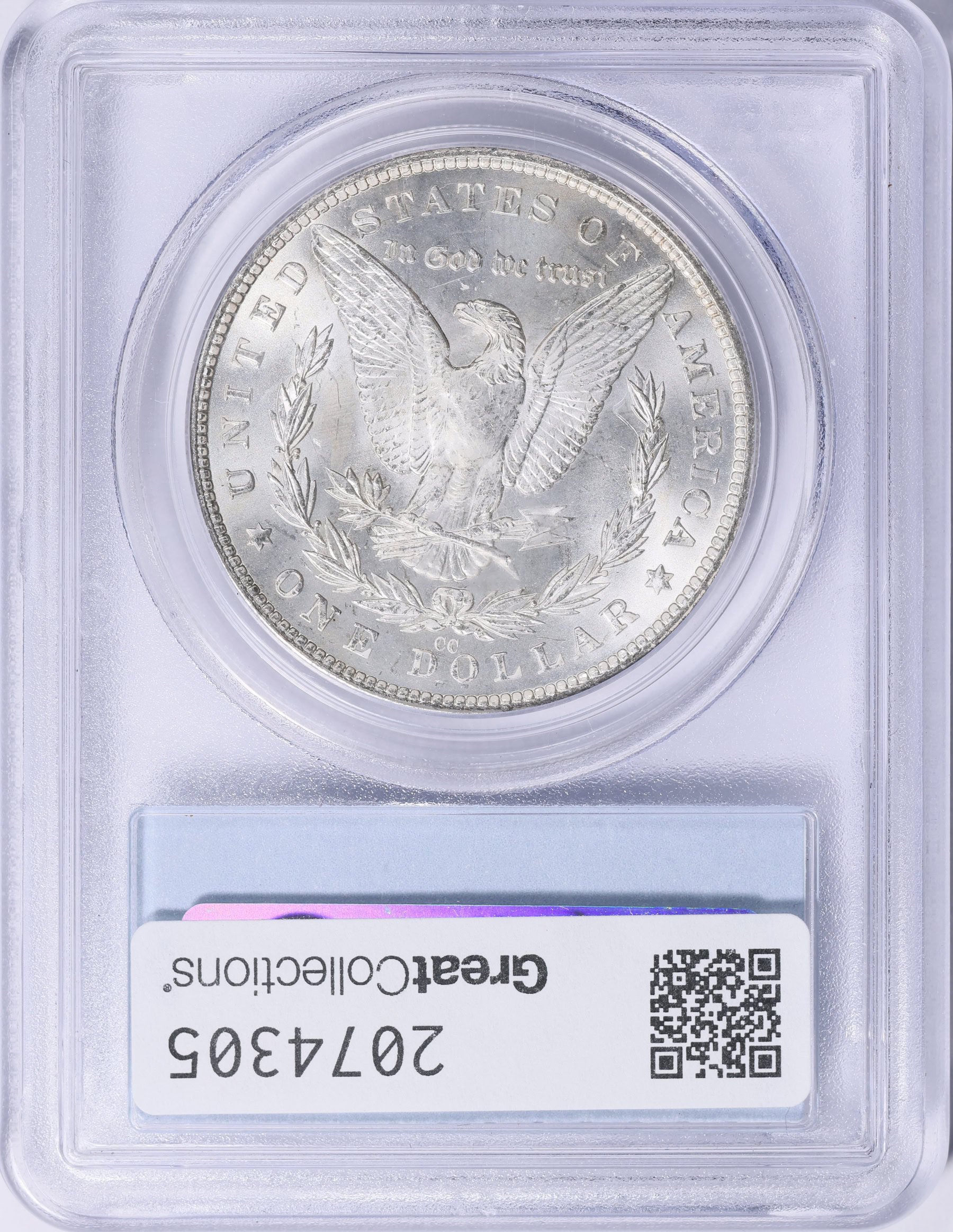 1882-CC Morgan Silver Dollar PCGS MS-66 (GSA) (Item 2074305