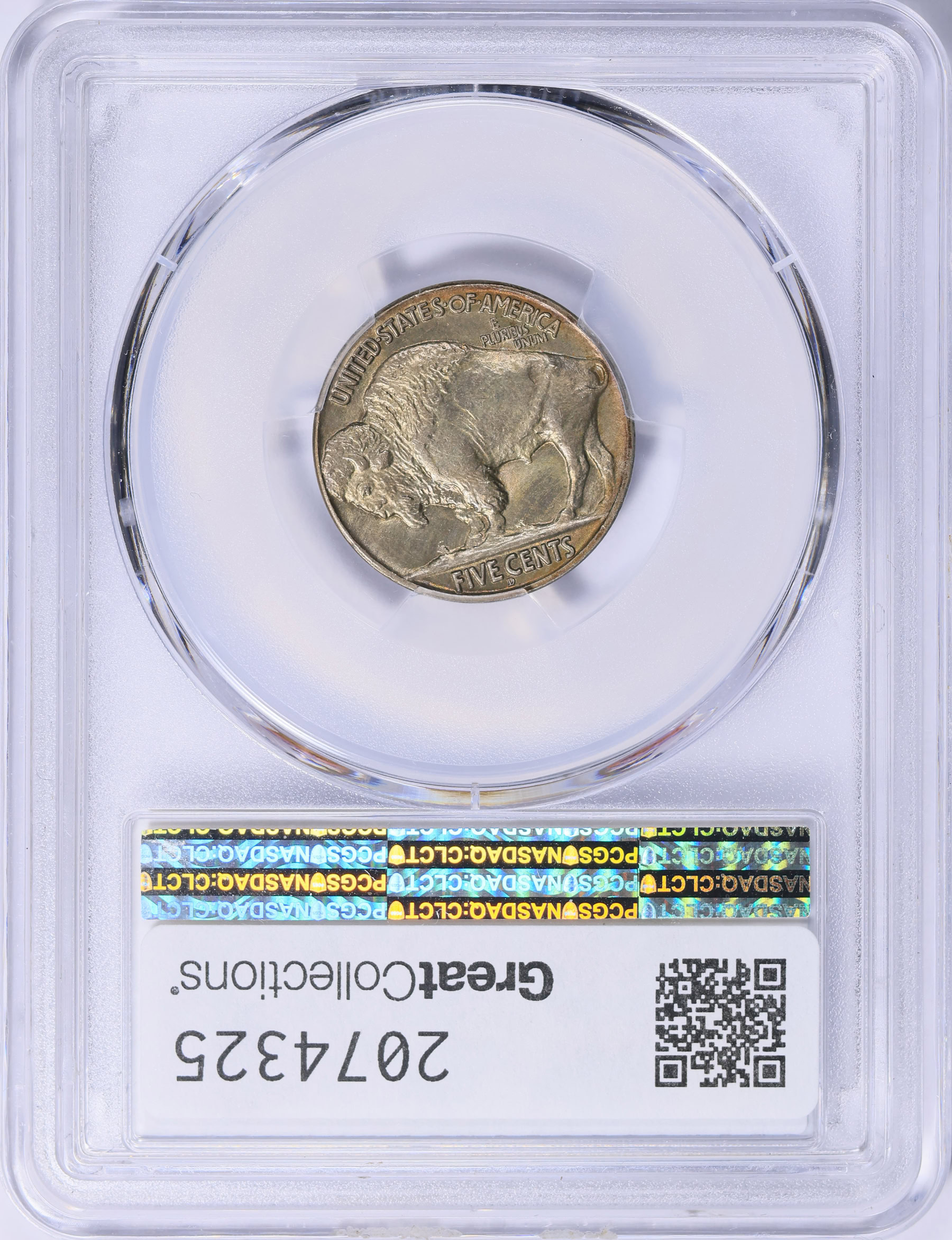 1914-D Buffalo Nickel PCGS MS-66 (Toned) (Item 2074325