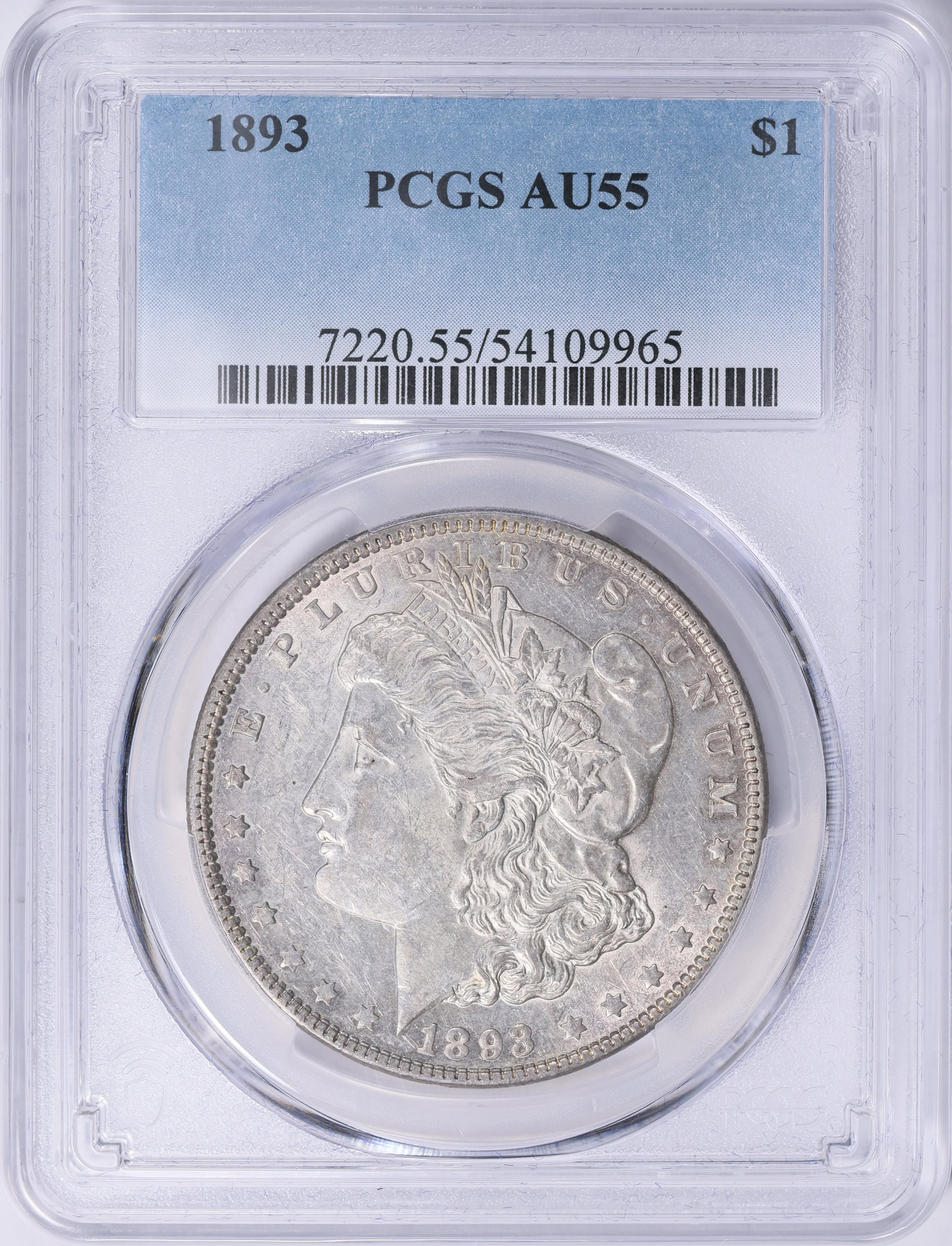 1893 Morgan Silver Dollar PCGS AU-55 (Item 2074458