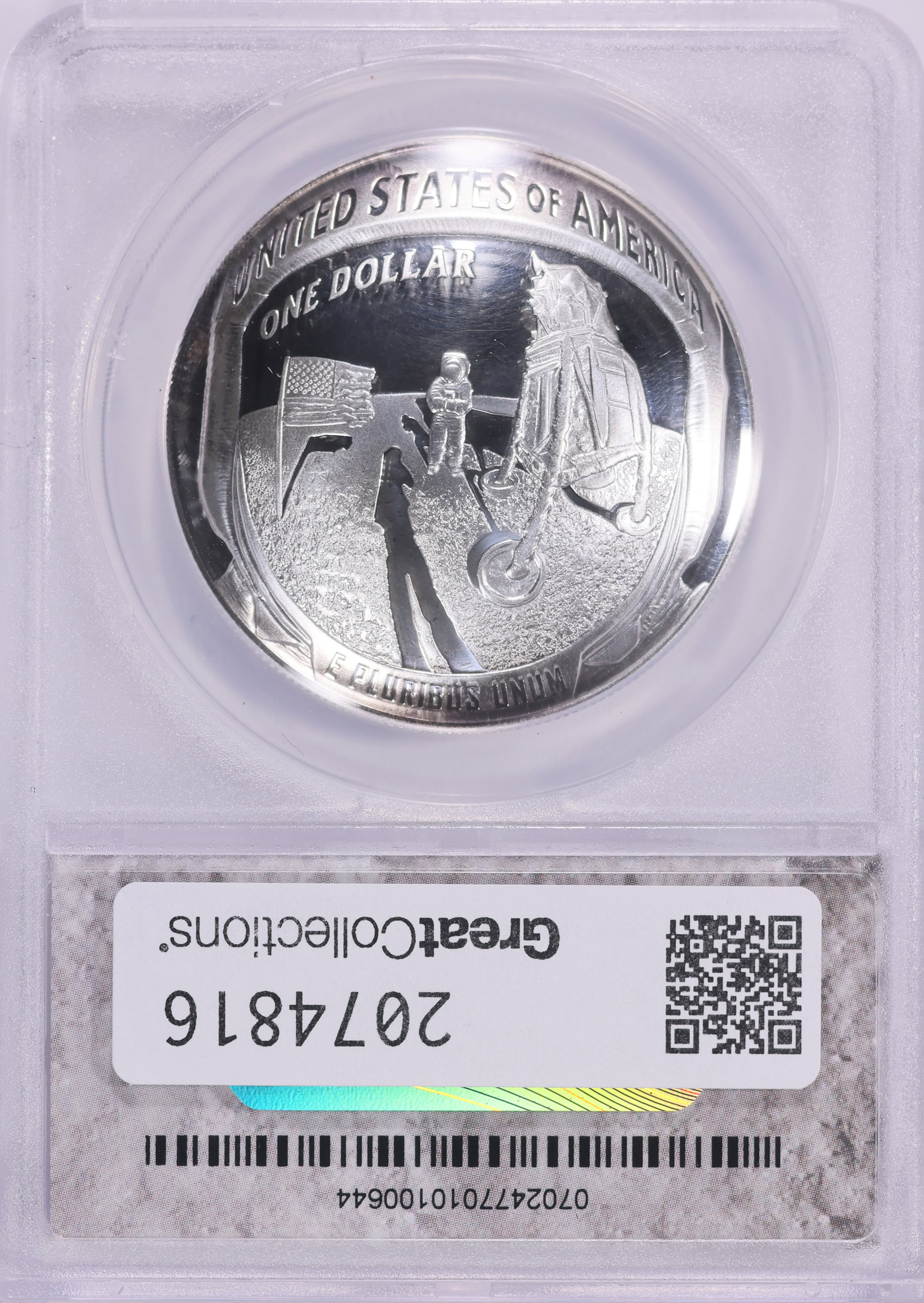 2019-P Apollo 11 50th Anniversary Silver Dollar First Day of Issue ...