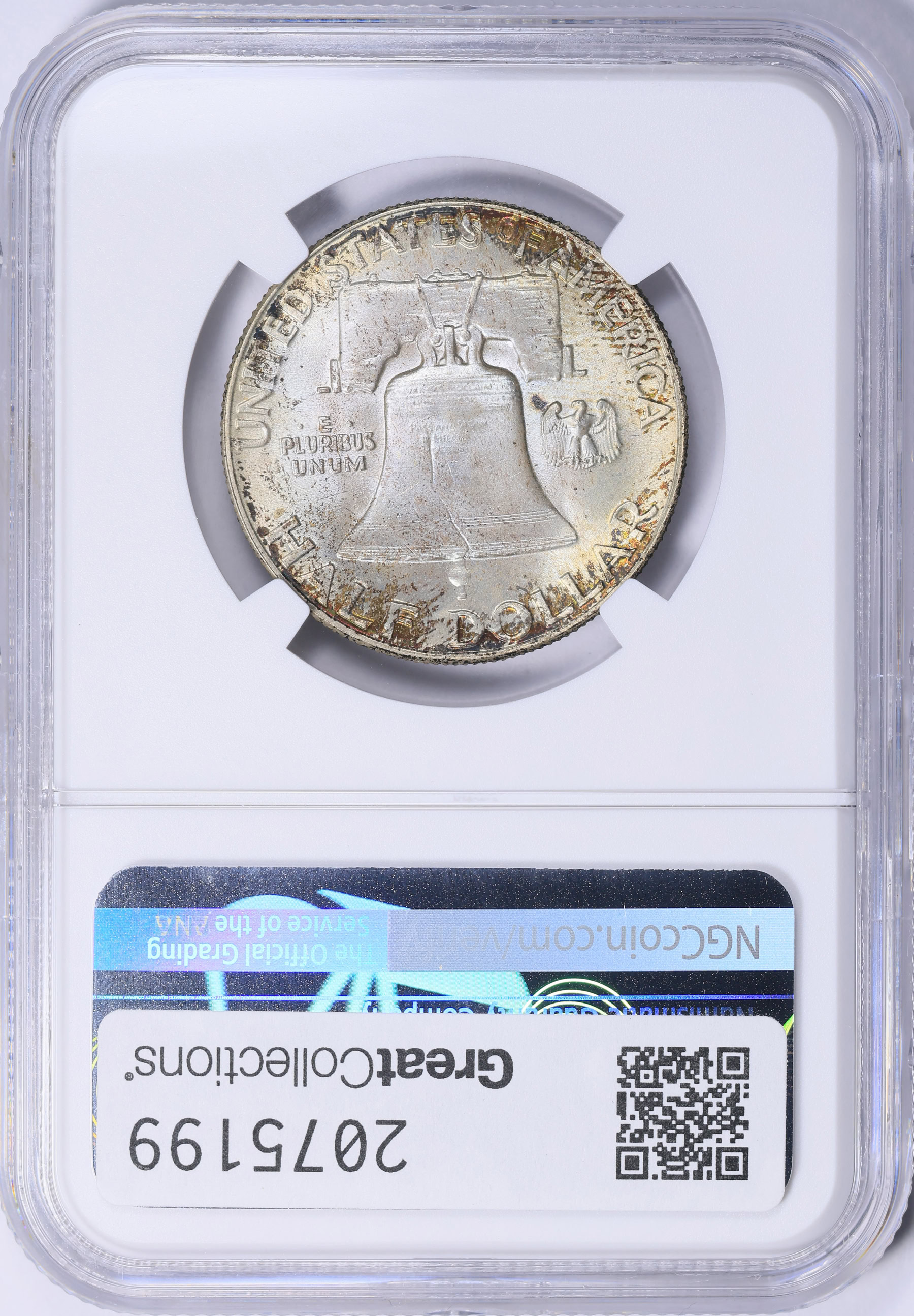 1948 Franklin Half Dollar NGC MS-67 FBL (Toned) (Item 2075199
