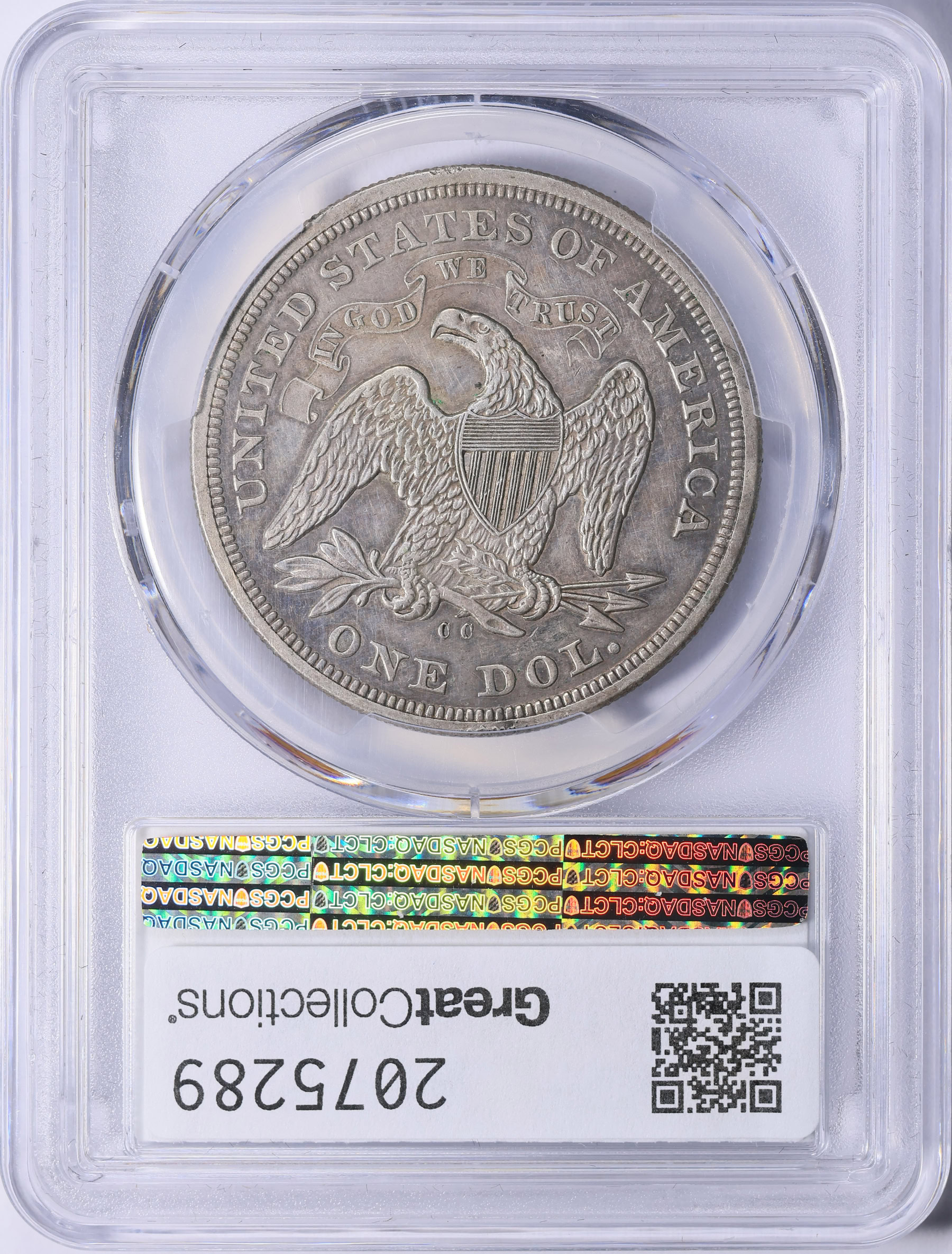 1871-CC Seated Liberty Silver Dollar PCGS AU-50 (Item 2075289