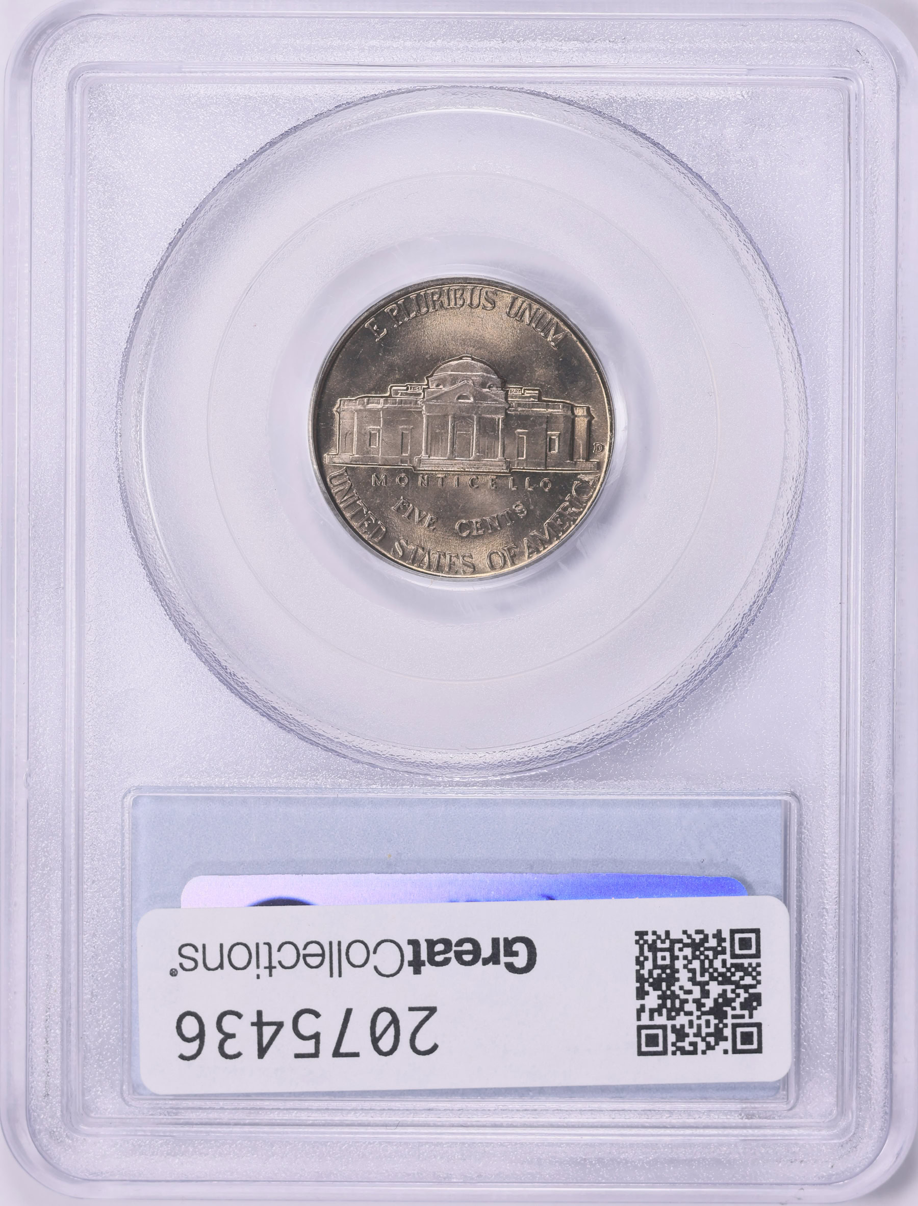 1940-D Jefferson Nickel PCGS MS-66 FS (Item 2075436