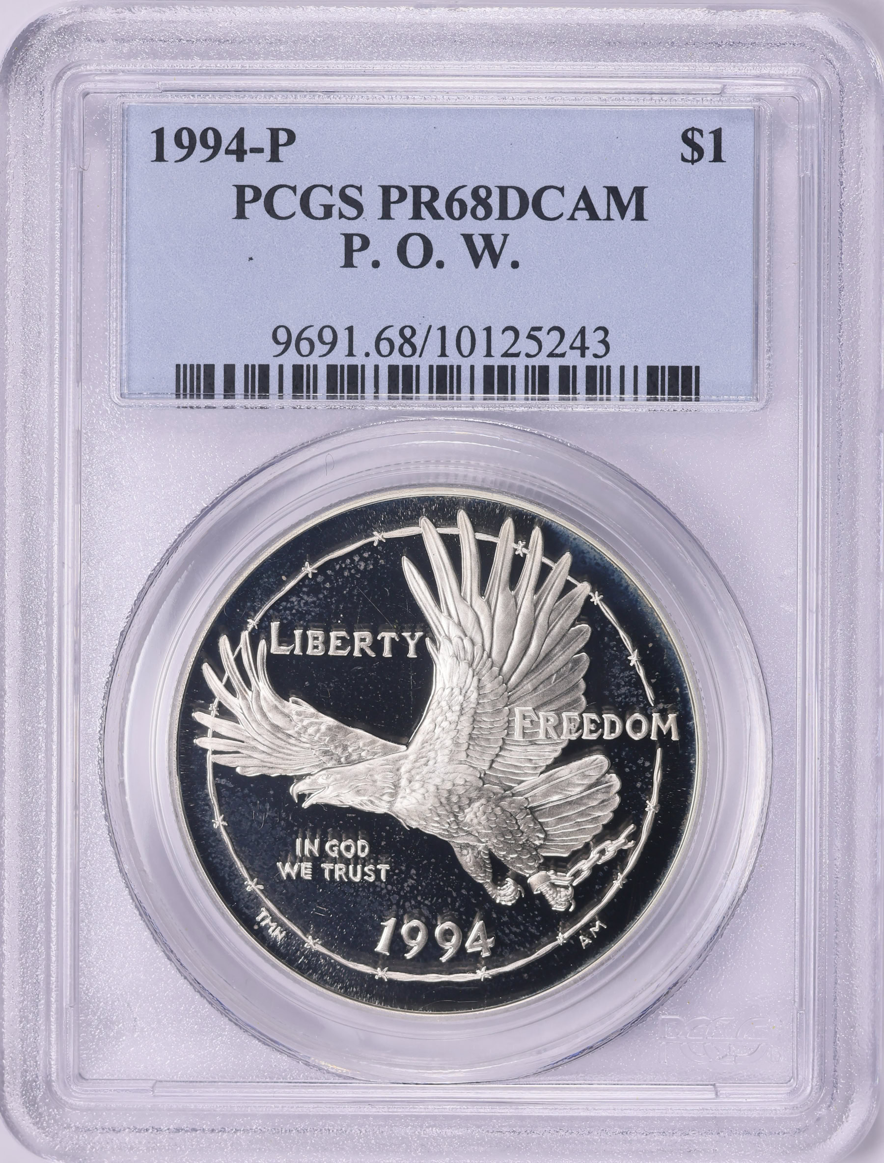 1994年 【ロシア大型銀貨】(PCGS-PR68DCAM 1994年) 南アフリカ
