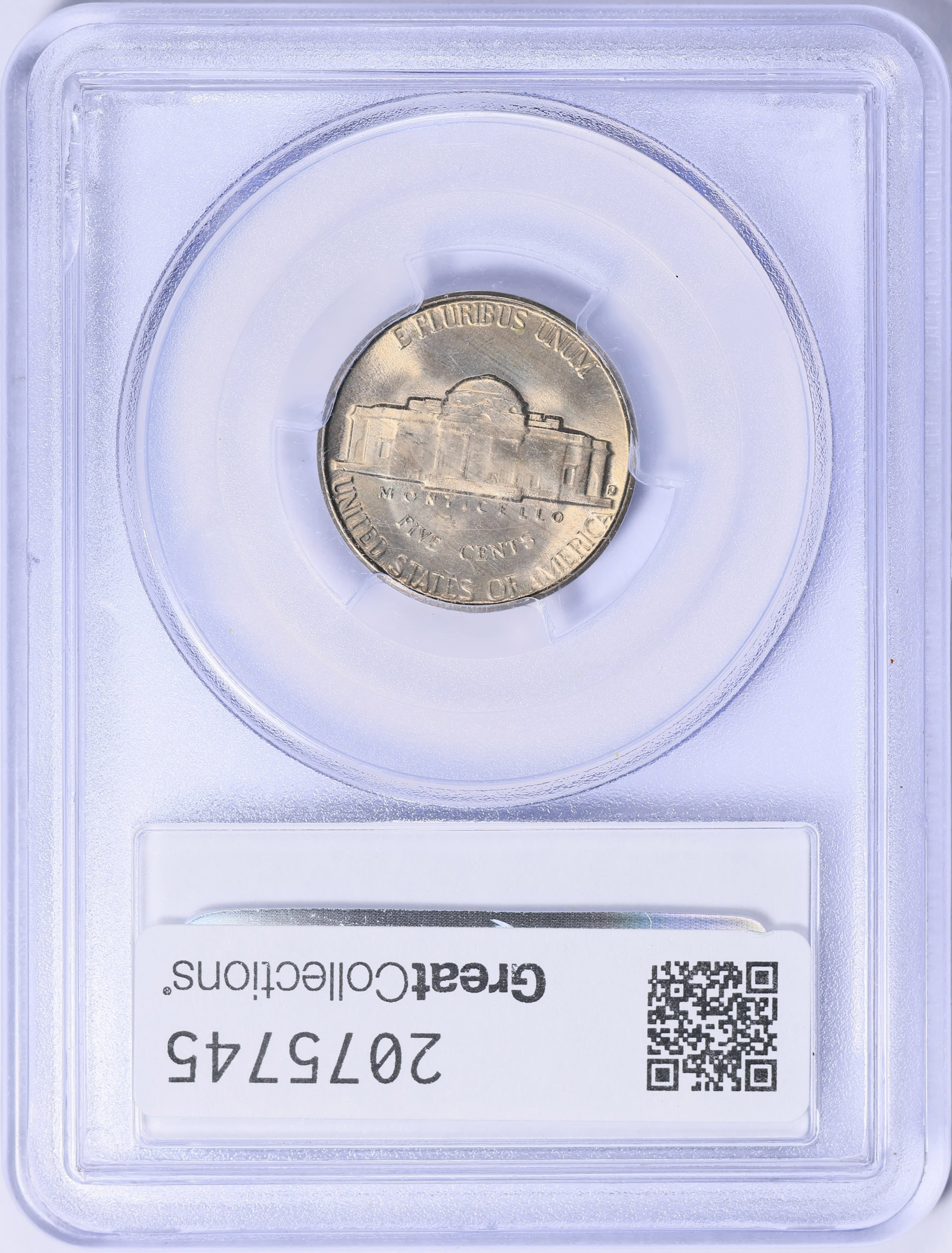 1949-D Jefferson Nickel PCGS MS-66 (Item 2075745