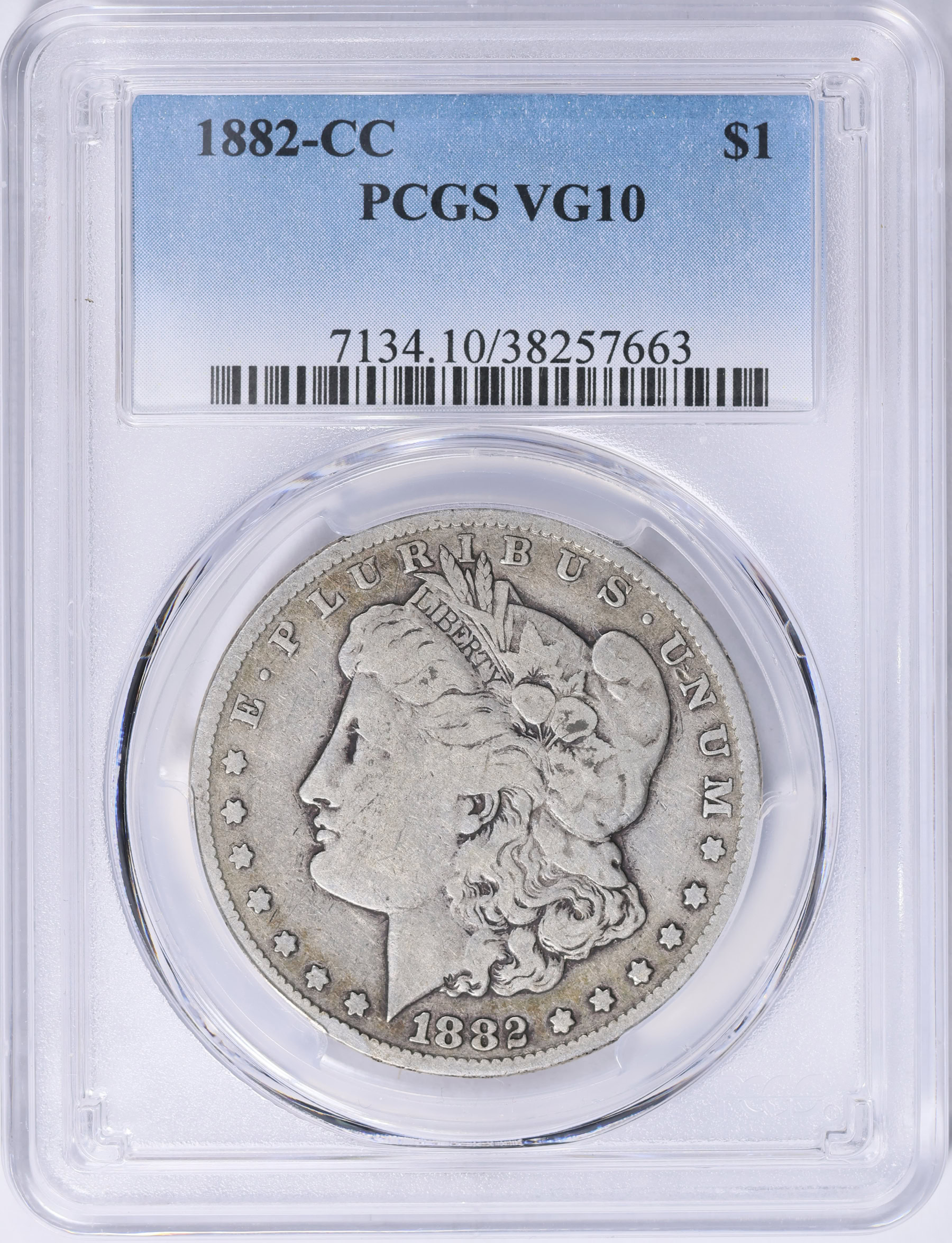 1882-CC Morgan Silver Dollar PCGS VG-10 (Item 2075861
