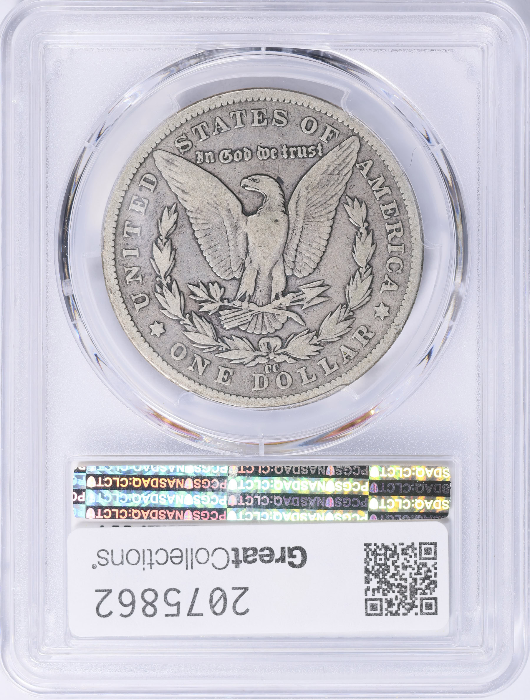 1932年ホンジュラス レンカスリーダー銀貨 PCGS認証 1881-CC Morgan Silver Dollar PCGS VG-10 (Item 2075862