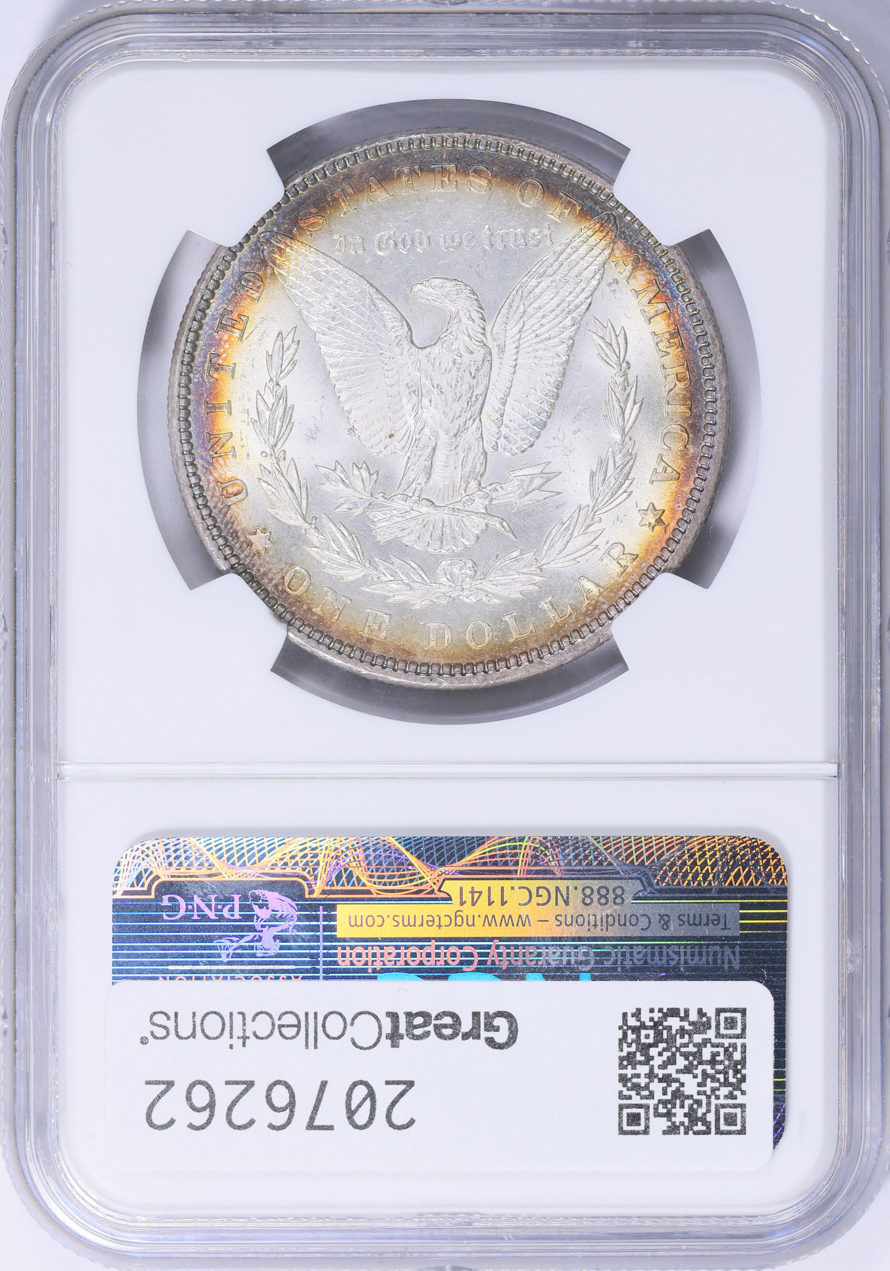 1897 Morgan Silver Dollar NGC MS-64 ☆ (Toned) (Item 2076262