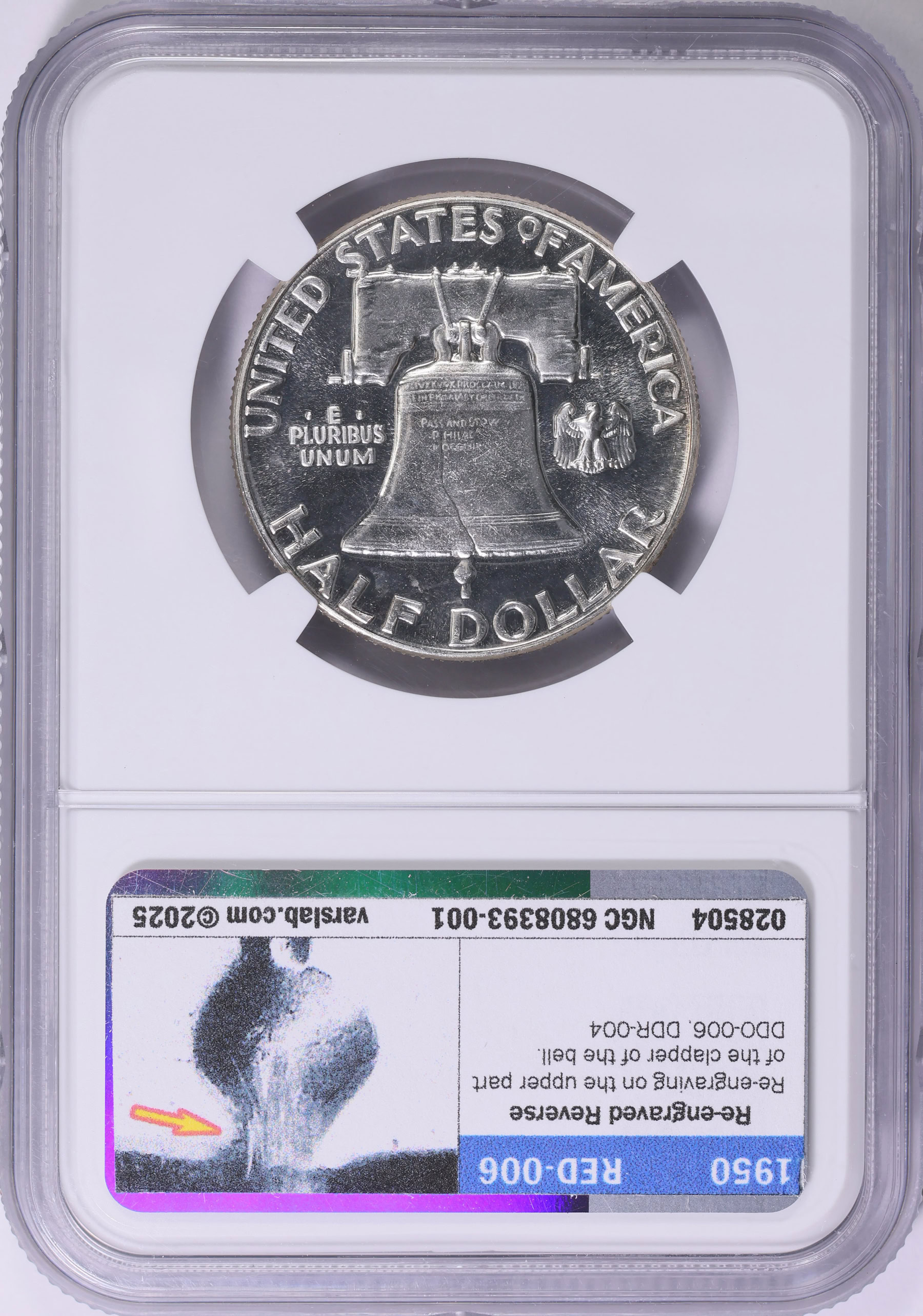 1950 Franklin Half Dollar NGC Proof-67 (VSS RED-006) (Item 2076290