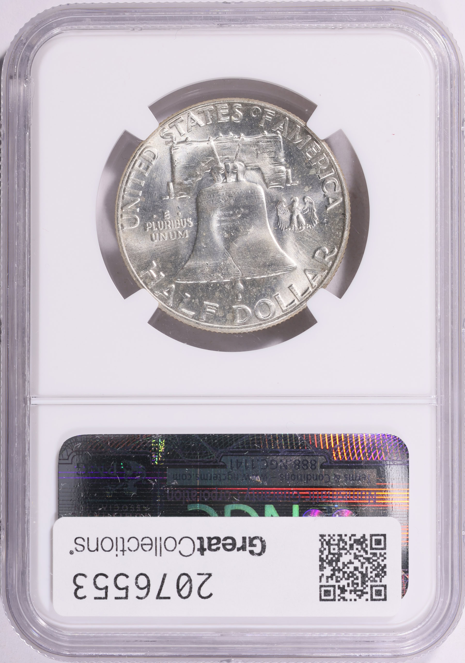 1961 Franklin Half Dollar NGC MS-63 (Item 2076553