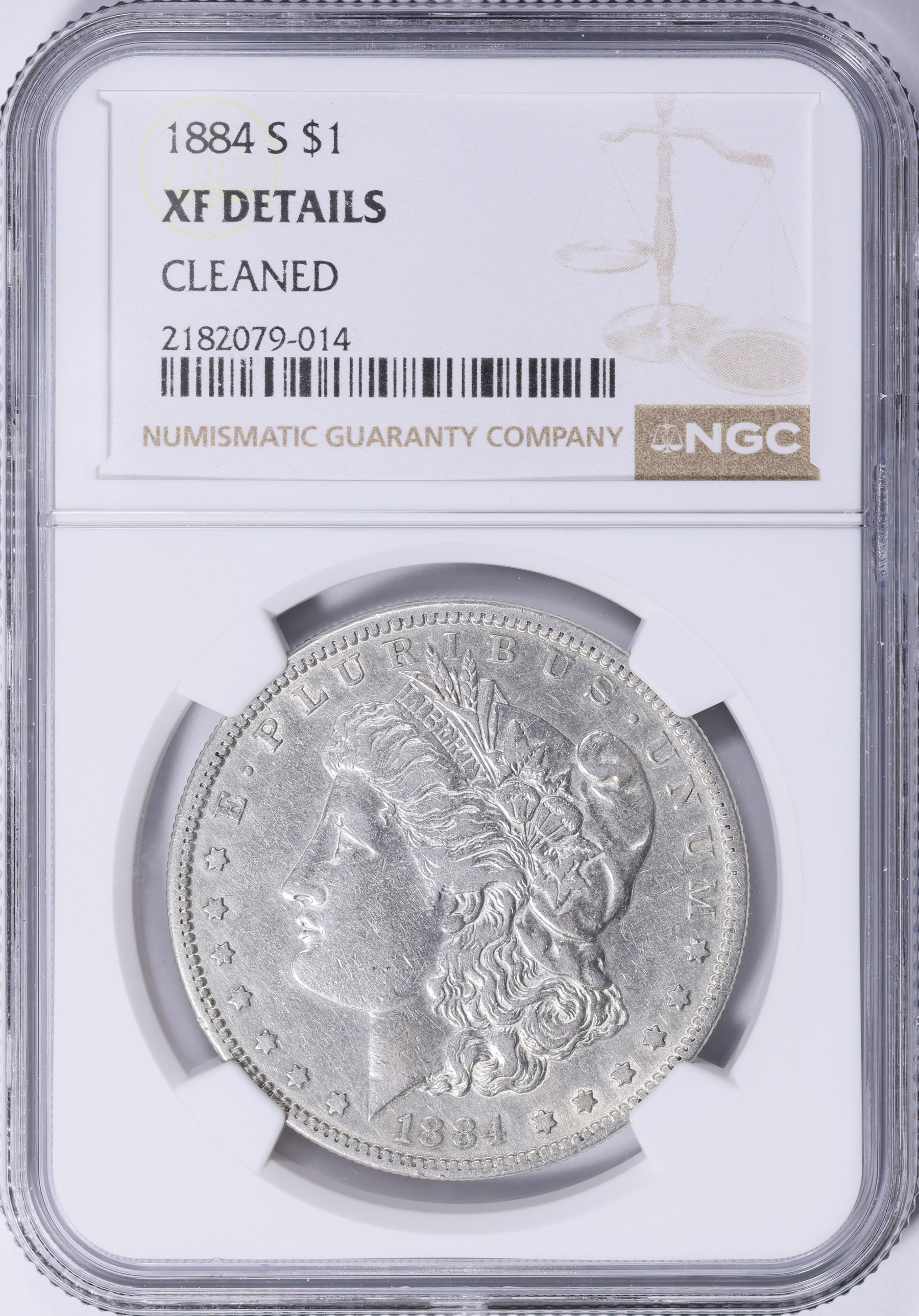 1884-S Morgan Silver Dollar NGC XF Details (Item 2077346