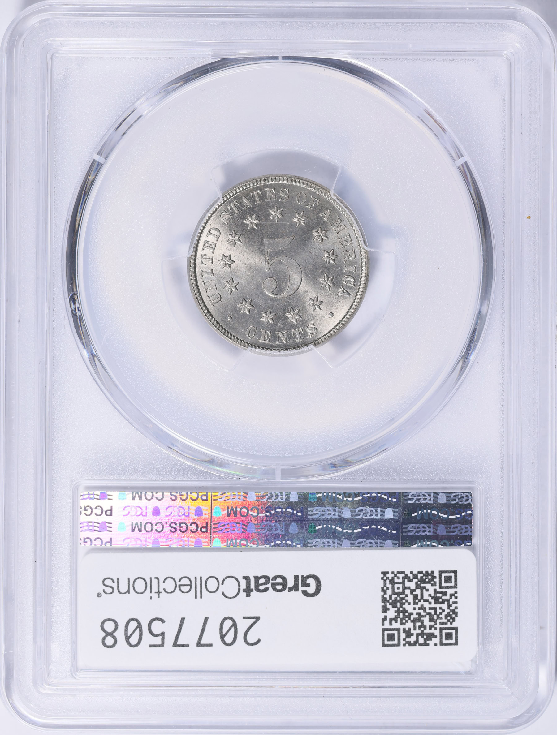 1882 Shield Nickel PCGS MS-63 (Item 2077508) | GreatCollections