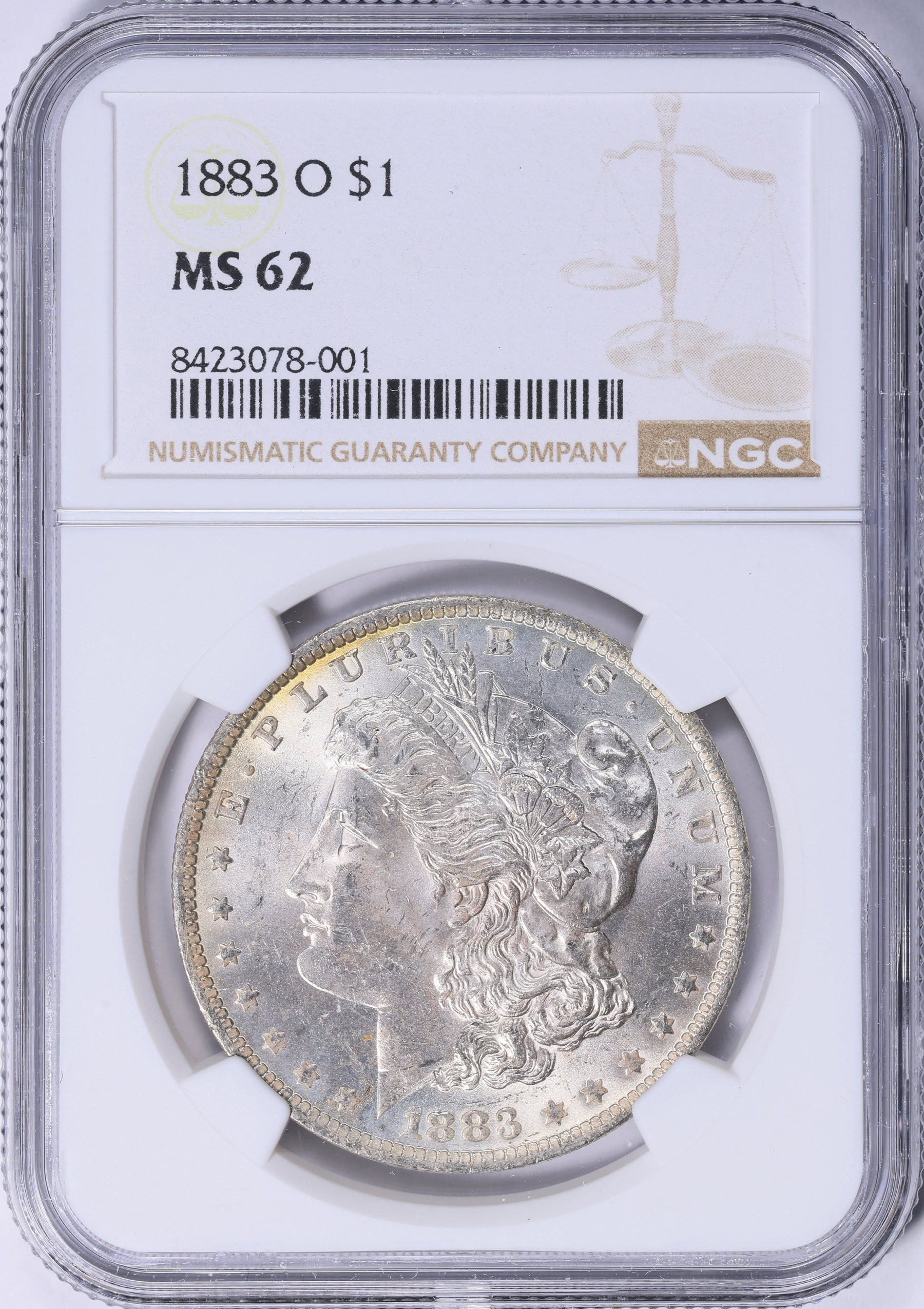 1883-O Morgan Silver Dollar NGC MS-62 (Item 2077784
