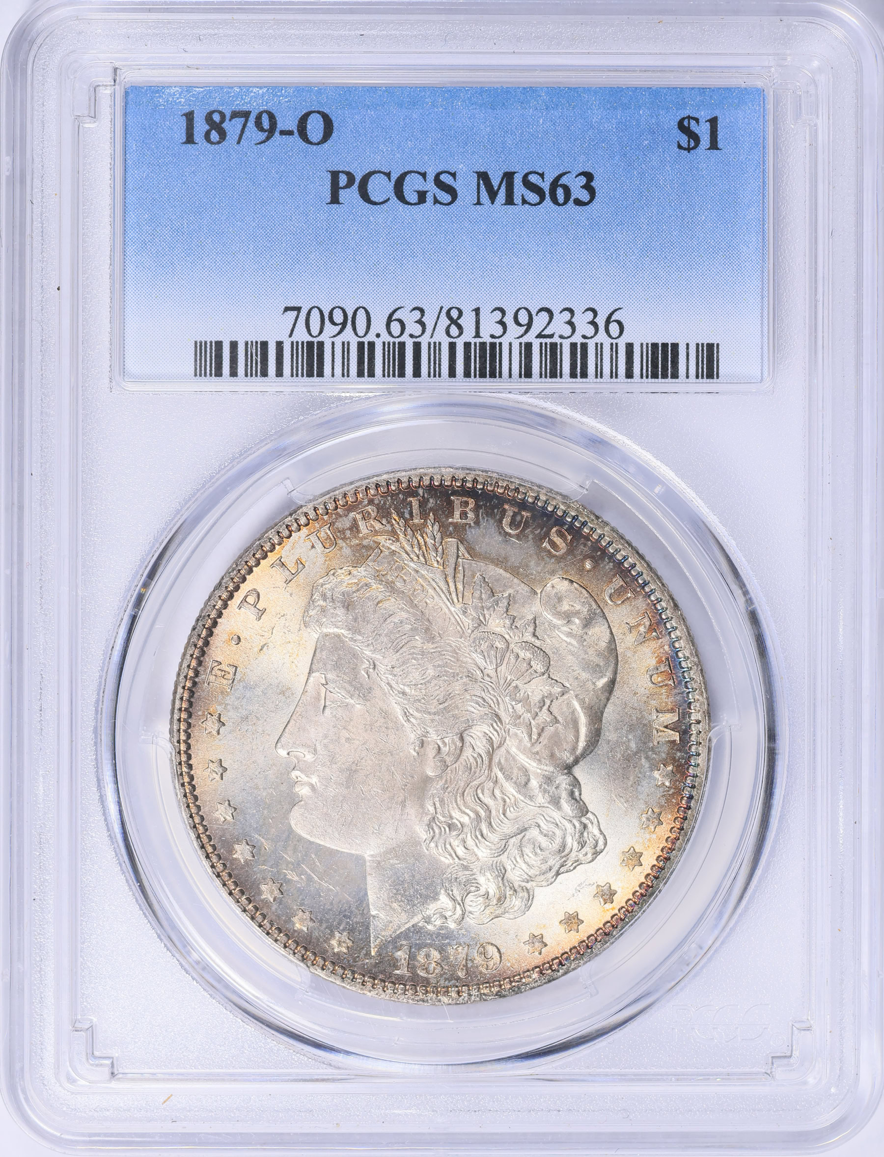 1879-O Morgan Silver Dollar PCGS MS-63 (Toned) (Item 2078992