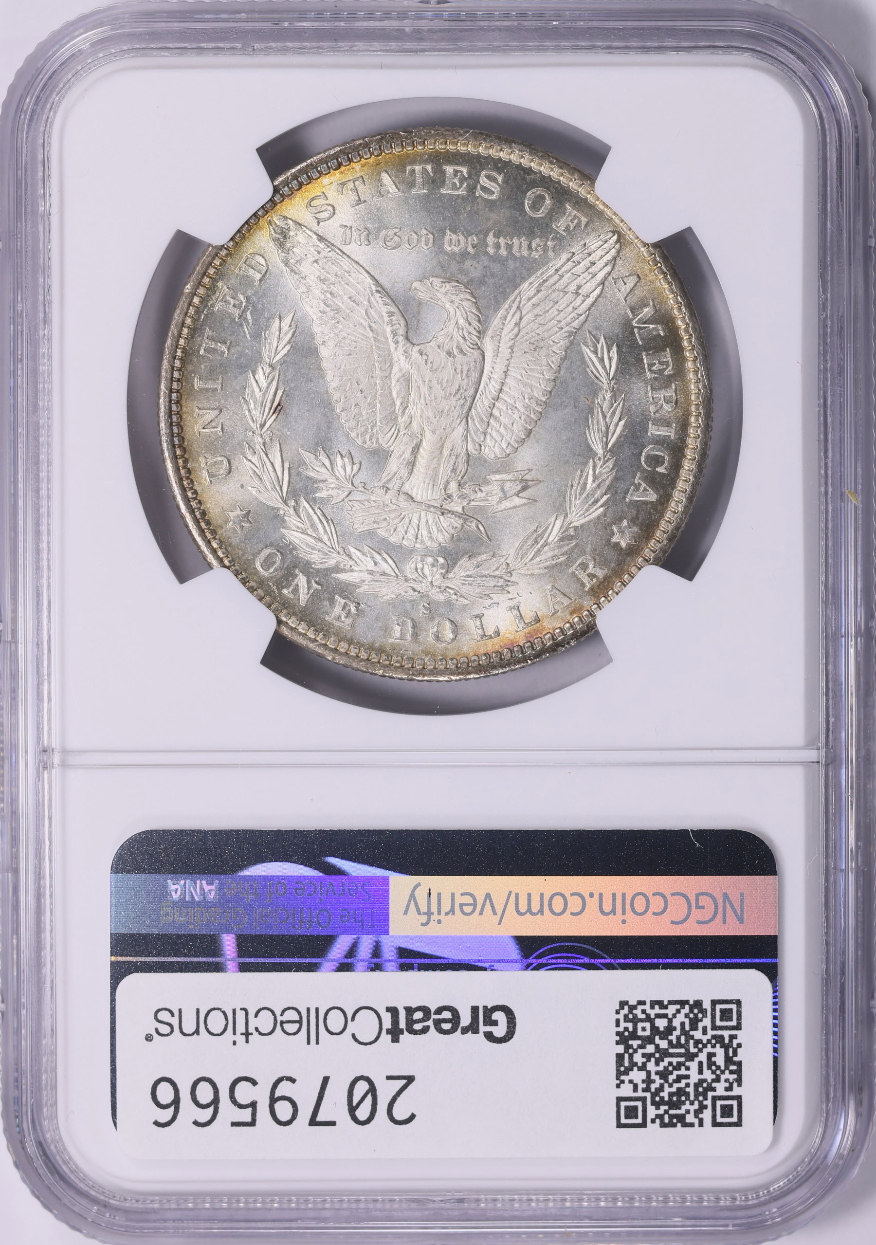 1880-S Morgan Silver Dollar 8/7 Medium S VAM-12 *Hitlist-40* NGC