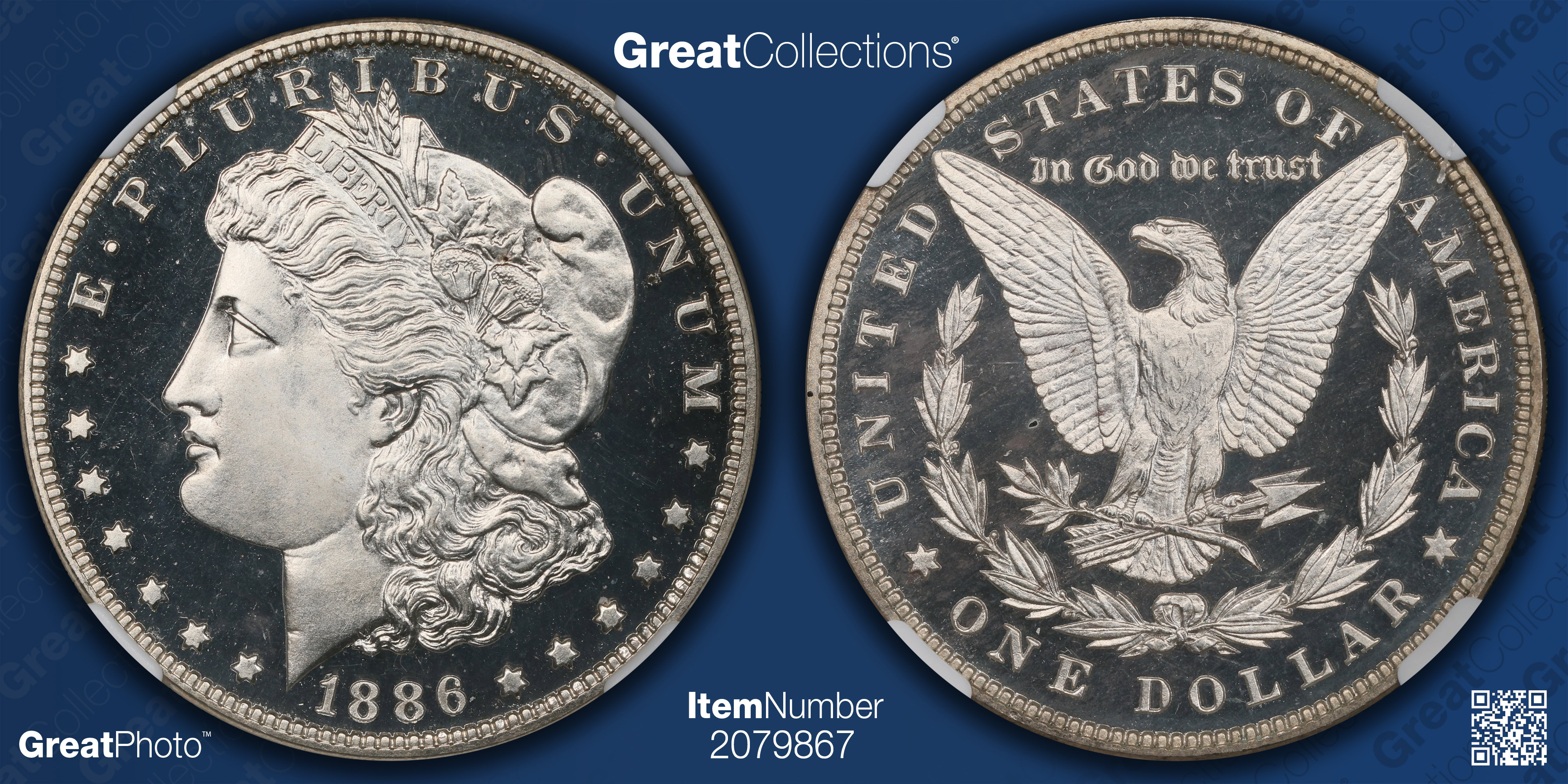 1886 Morgan Silver Dollar NGC Proof-67+ UC (Item 2079867 ...