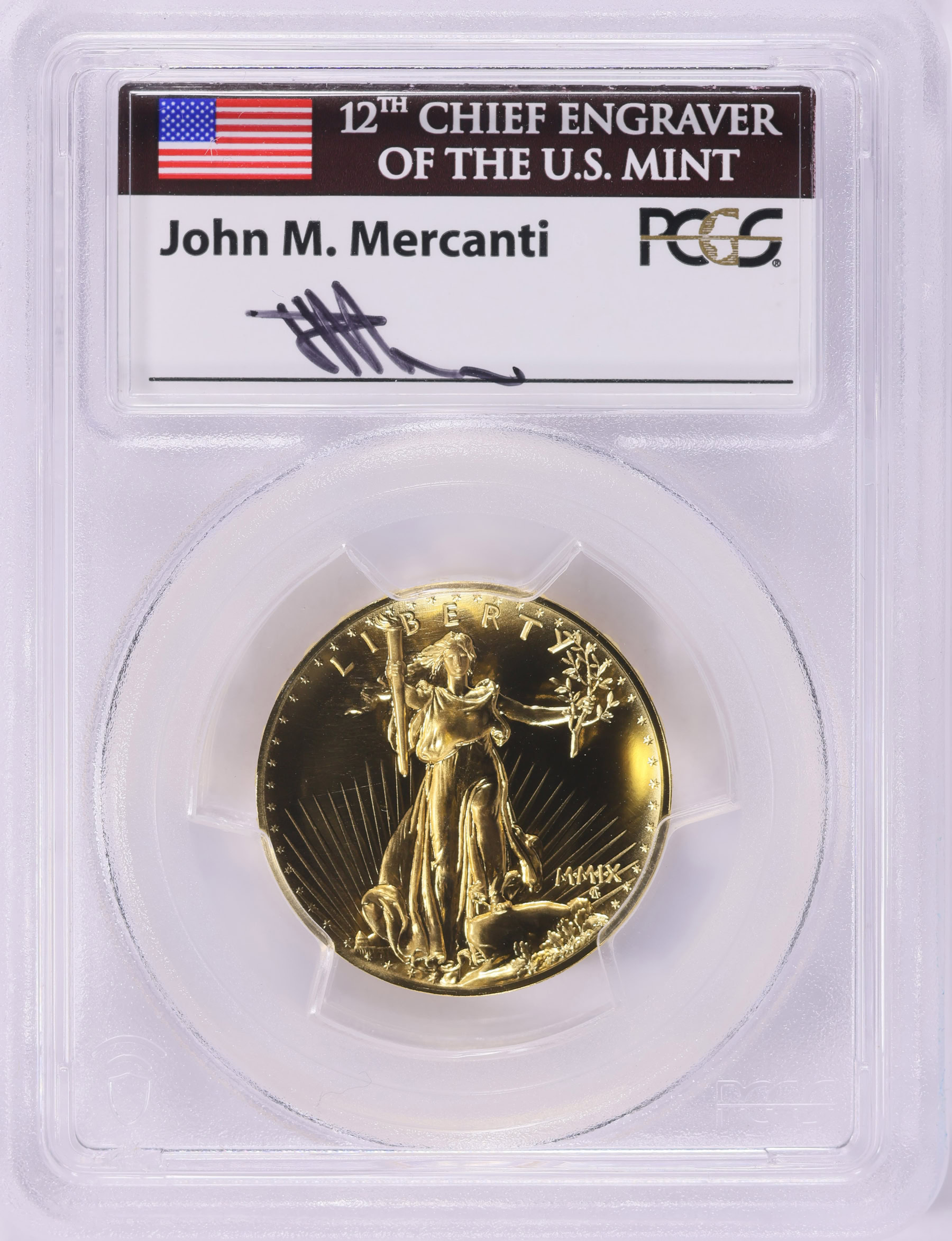 2009 MMIX Ultra High Relief $20 Gold First Strike PCGS MS-70 PL