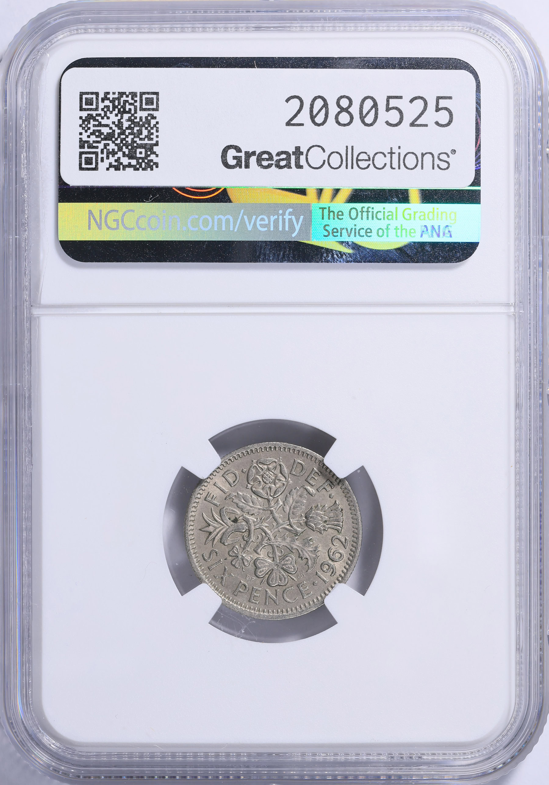 Great Britain 1962 6 Pence KM-903 NGC Genuine (Item 2080525
