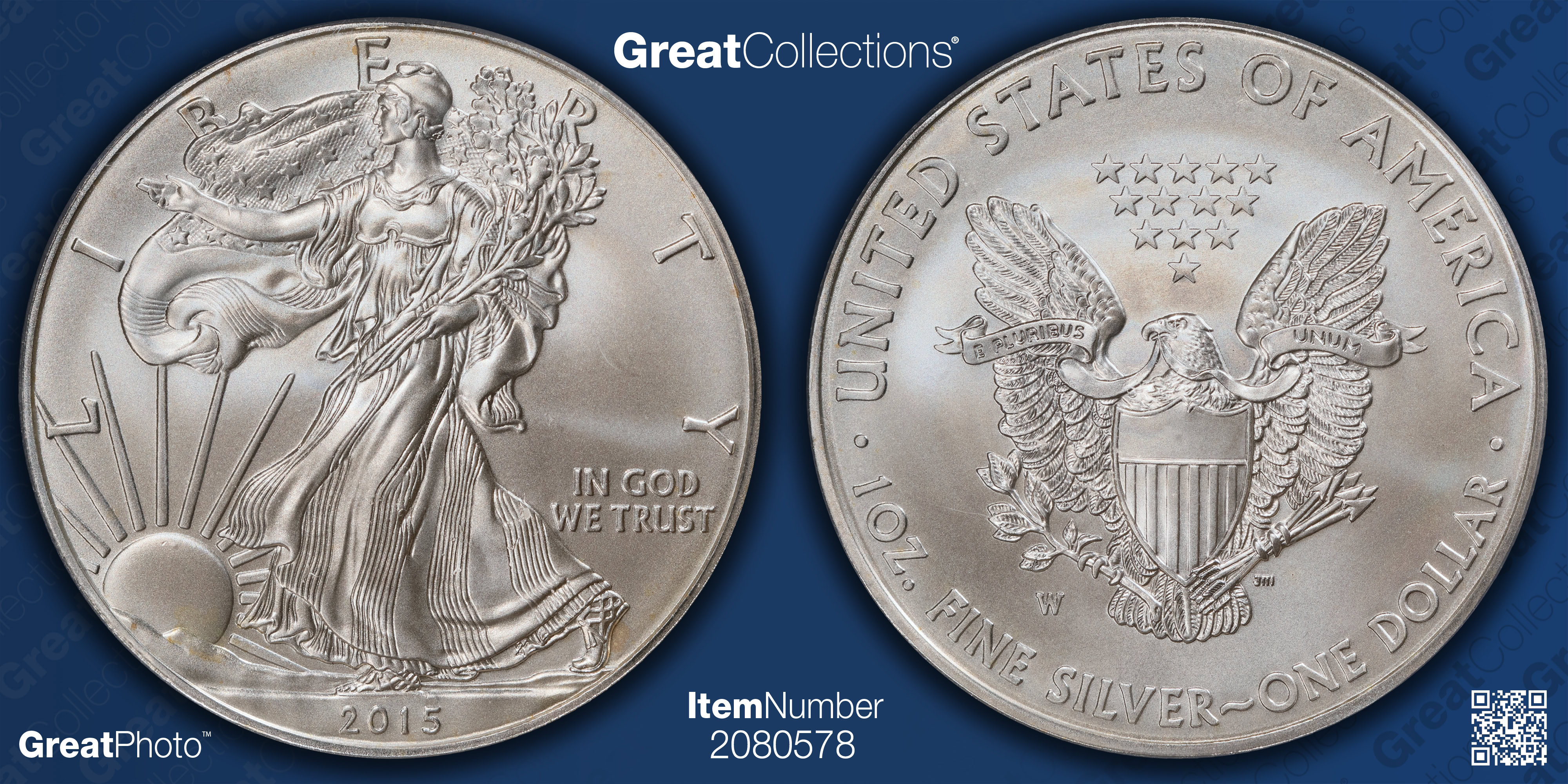 2015-W $1 Silver Eagle Burnished First Day of Issue Denver PCGS SP