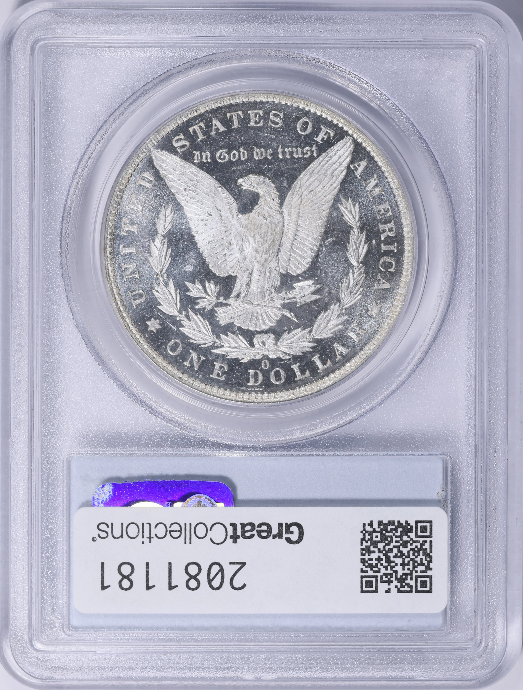 1879-O Morgan Silver Dollar PCGS MS-64 DMPL (CAC Green) (Item