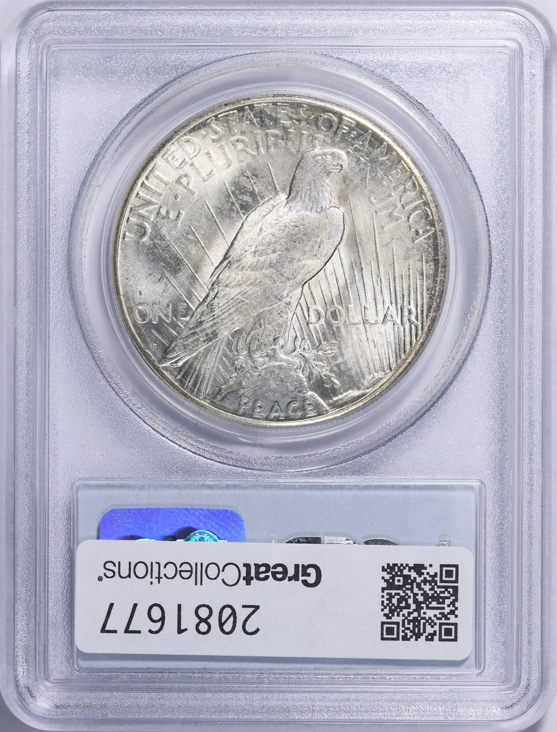 1922-S Peace Silver Dollar PCGS MS-64 (Item 2081677