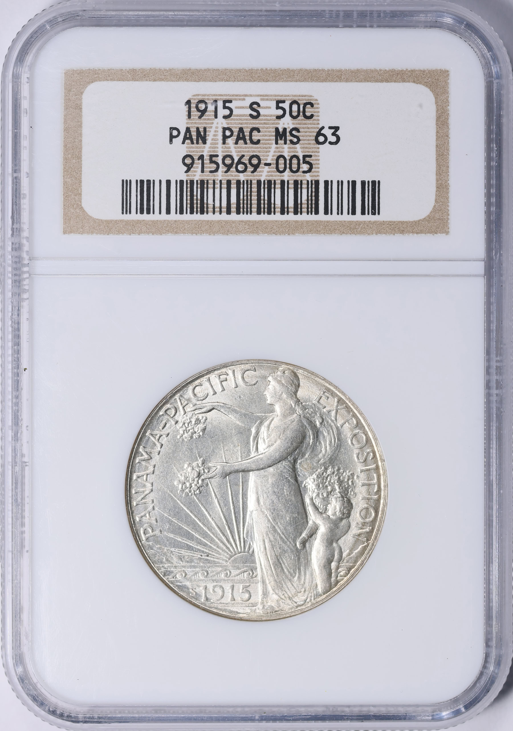 1915-S Panama-Pacific Exposition Half Dollar NGC MS-63 (Item
