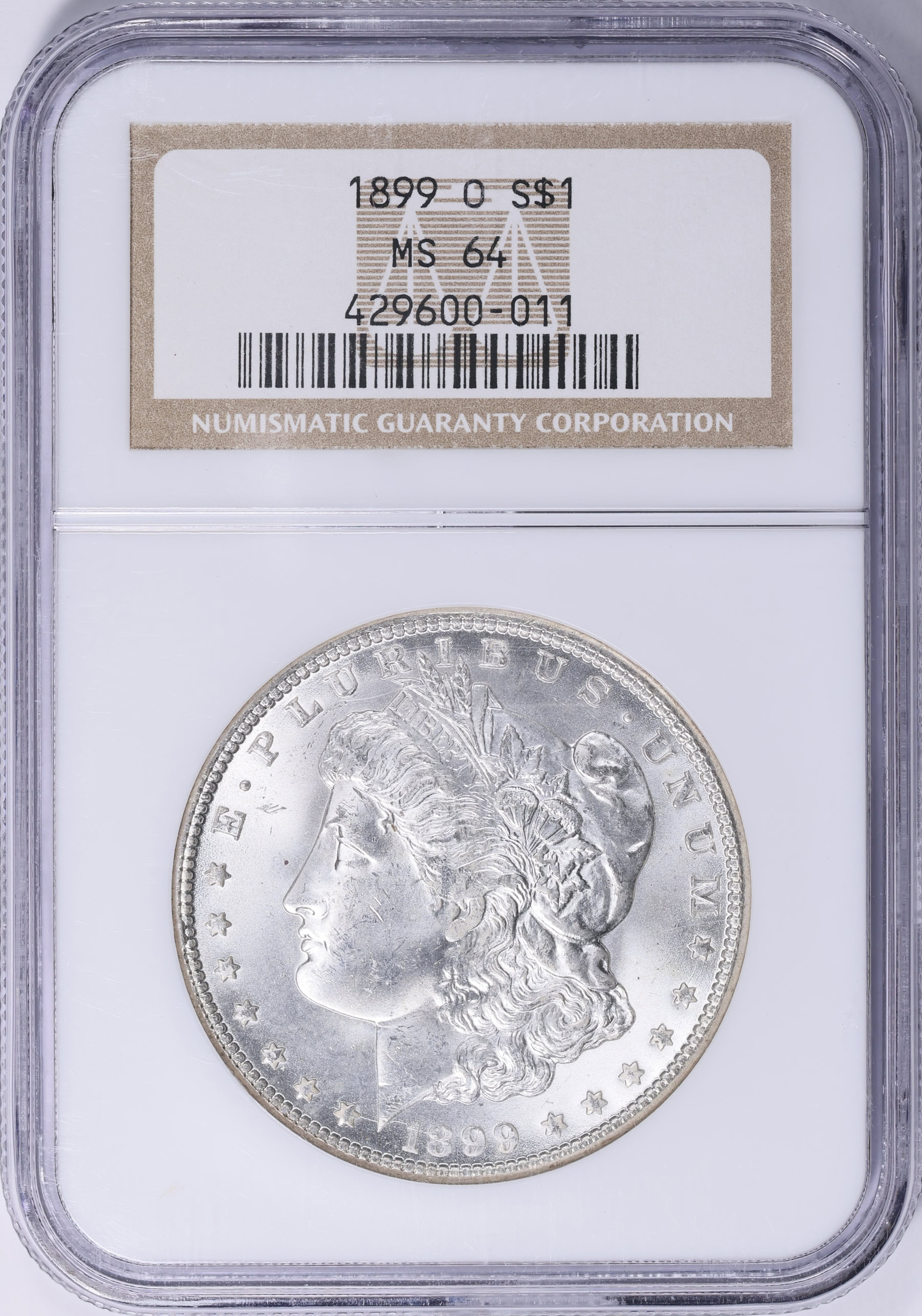 1899-O Morgan Silver Dollar NGC MS-64 (Toned) (Item 2081745