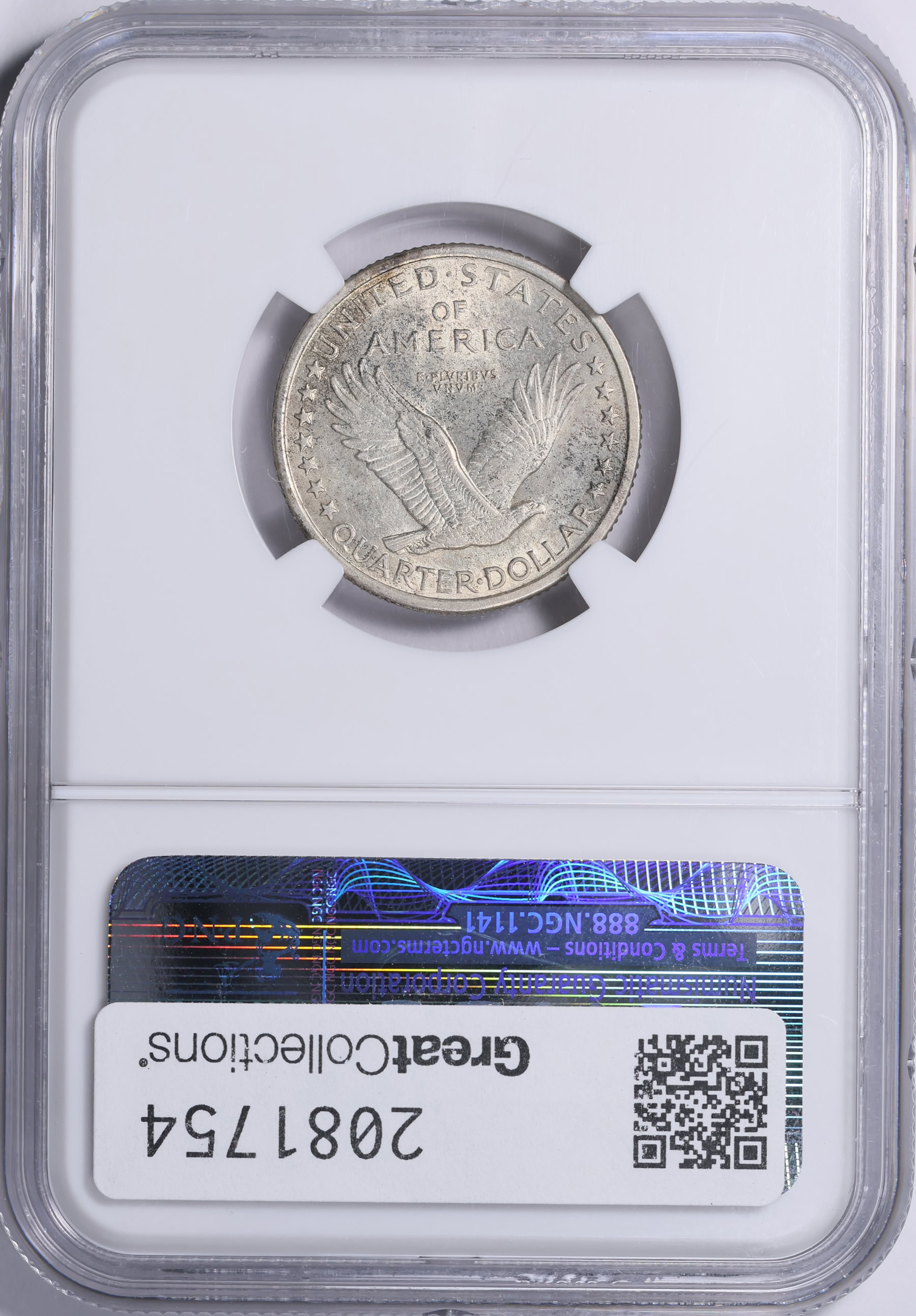 1917 Standing Liberty Quarter Type 1 NGC MS-62 (Item 2081754