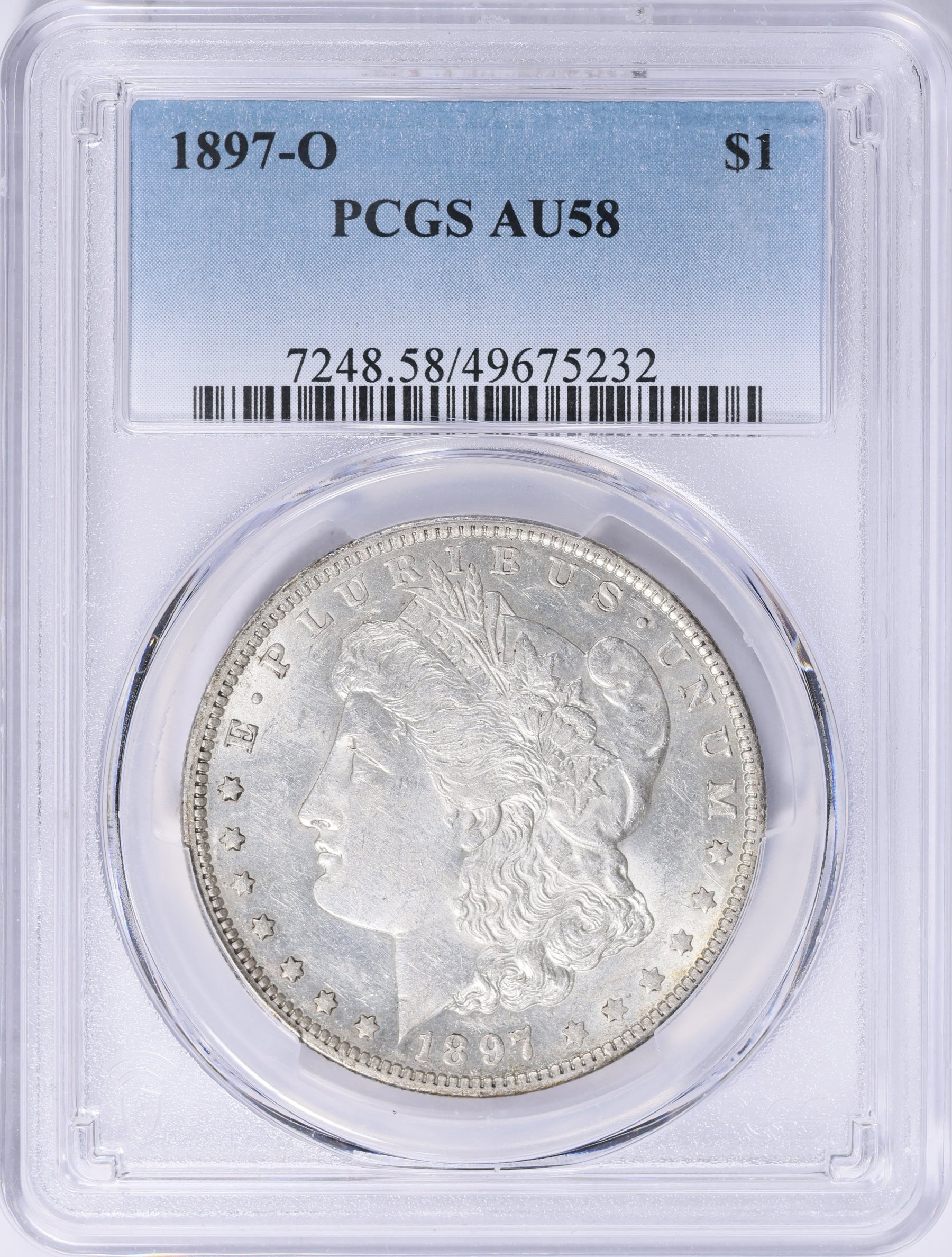 1897-O Morgan Silver Dollar PCGS AU-58 (Item 2082185