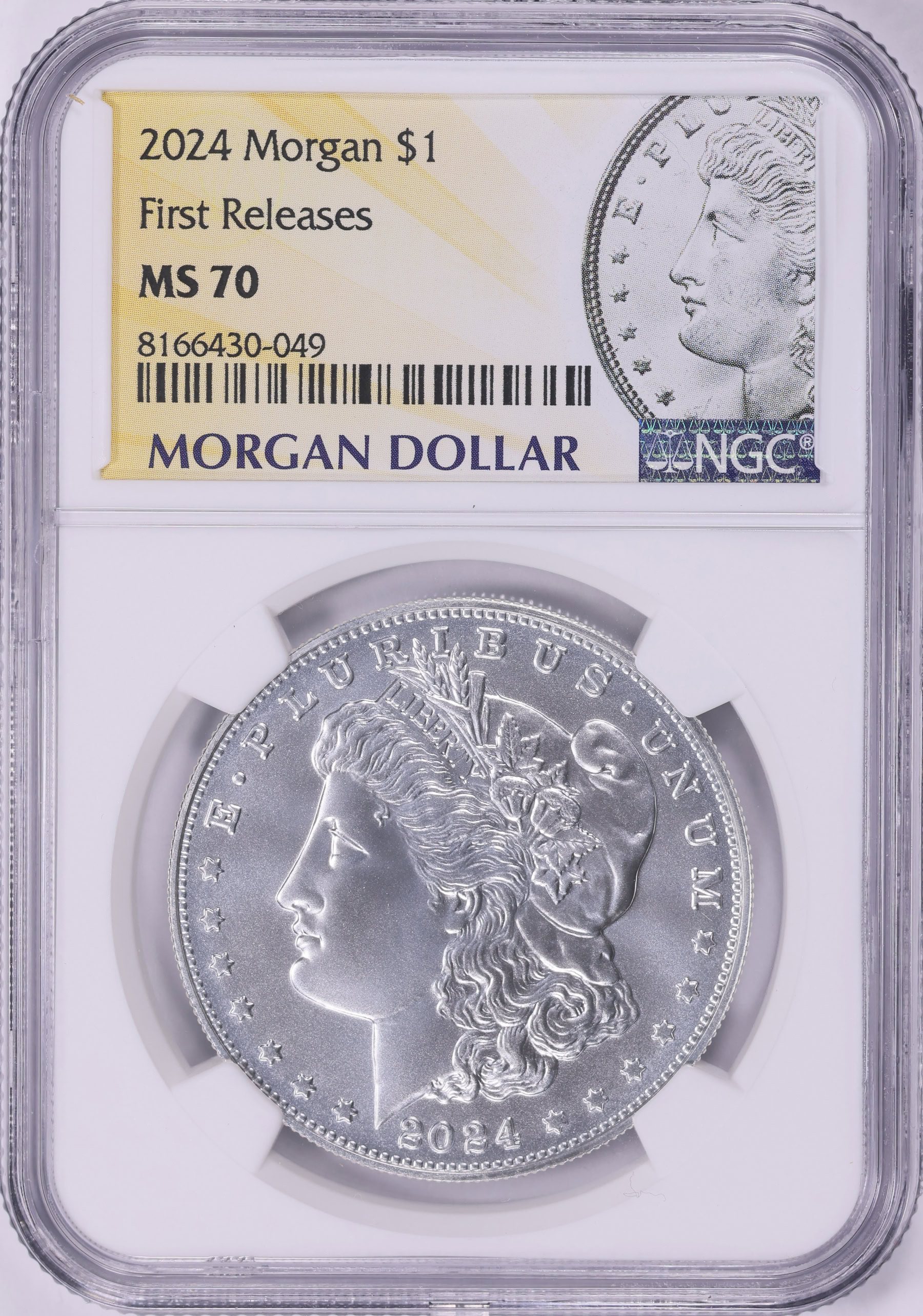 2024 Morgan Silver Dollar First Releases NGC MS-70 | NGC Cert