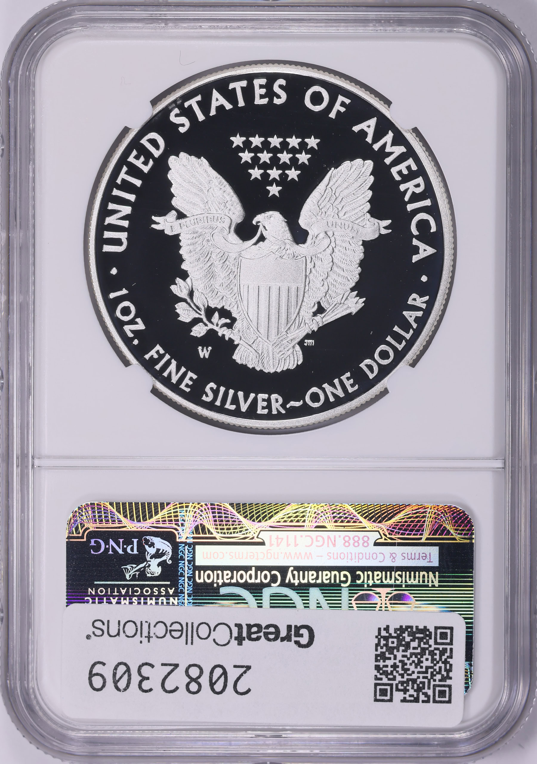 2013-W $1 Silver Eagle NGC Proof-70 UC (Item 2082309