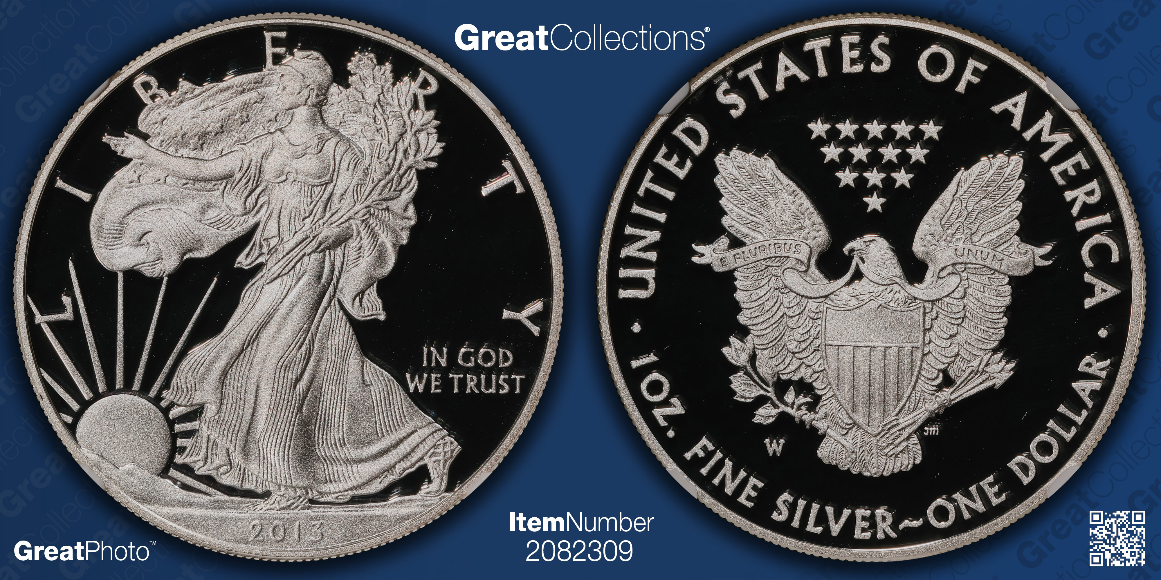 2013-W $1 Silver Eagle NGC Proof-70 UC (Item 2082309