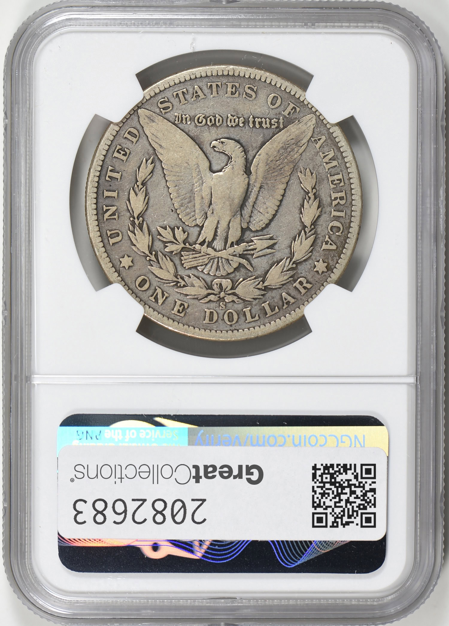 1903-S Morgan Silver Dollar NGC VG-08 (Item 2082683) | GreatCollections ...
