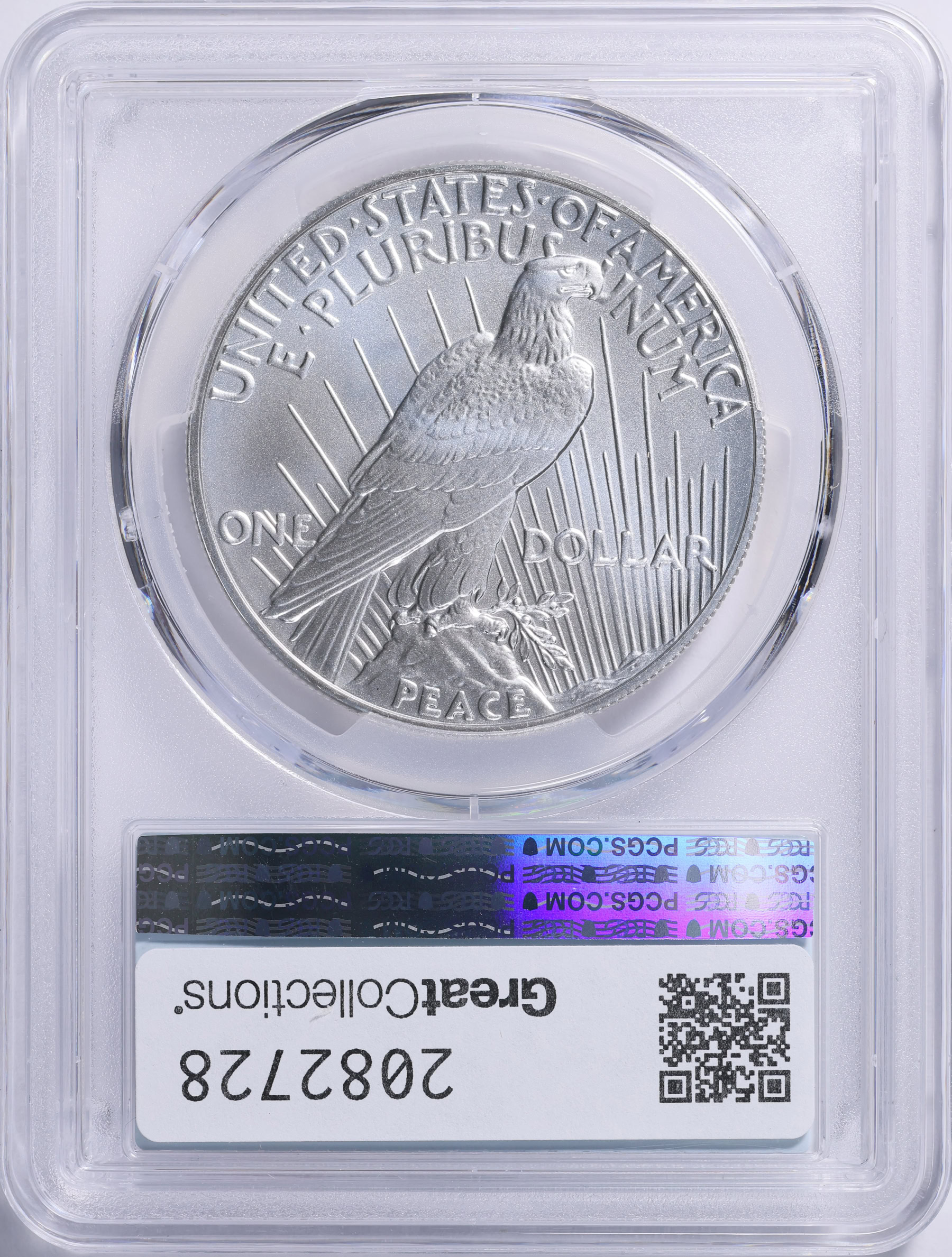 2023 Peace Silver Dollar First Strike PCGS MS-69 | PCGS Cert