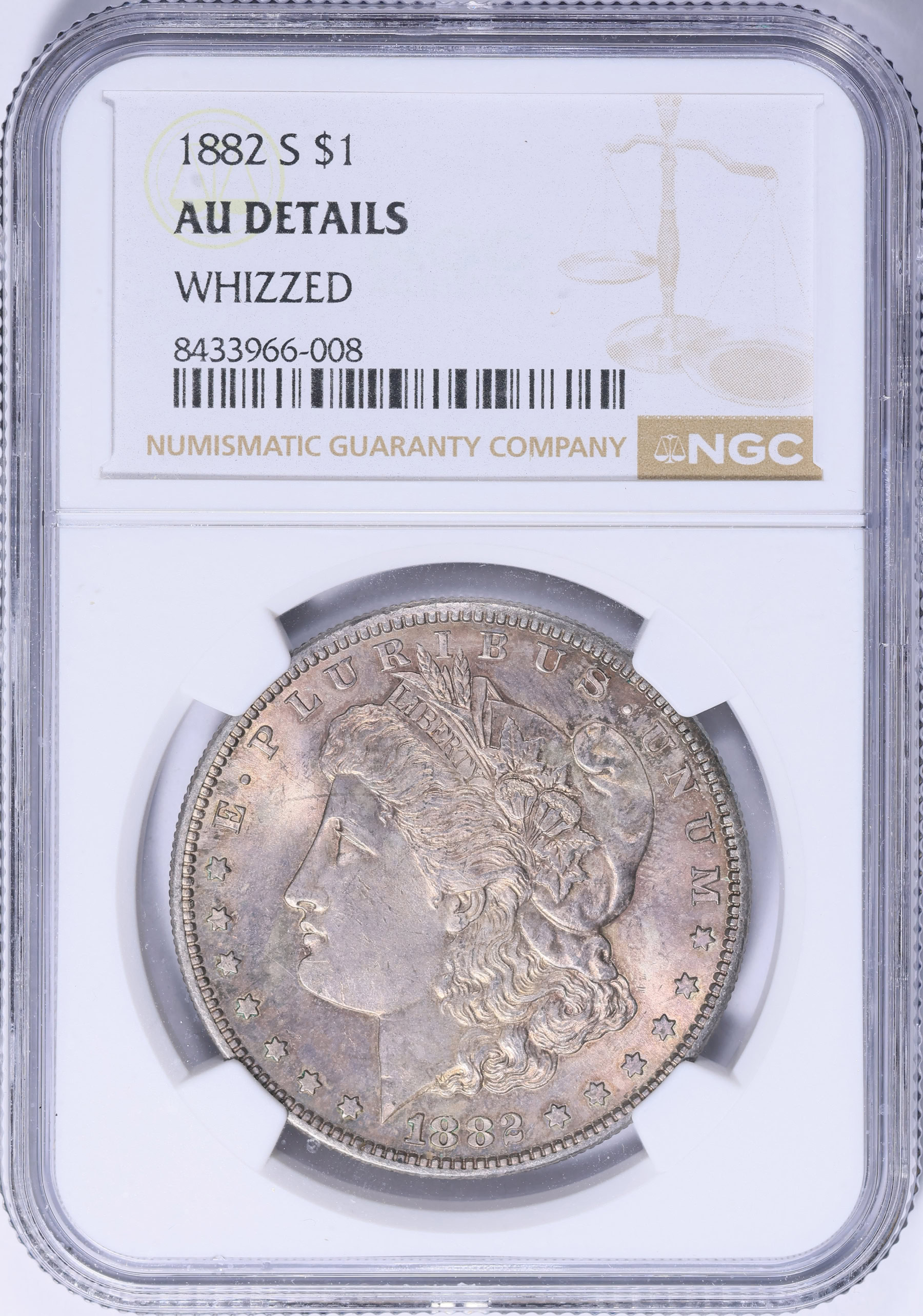1882-S Morgan Silver Dollar NGC AU Details (Item 2082907