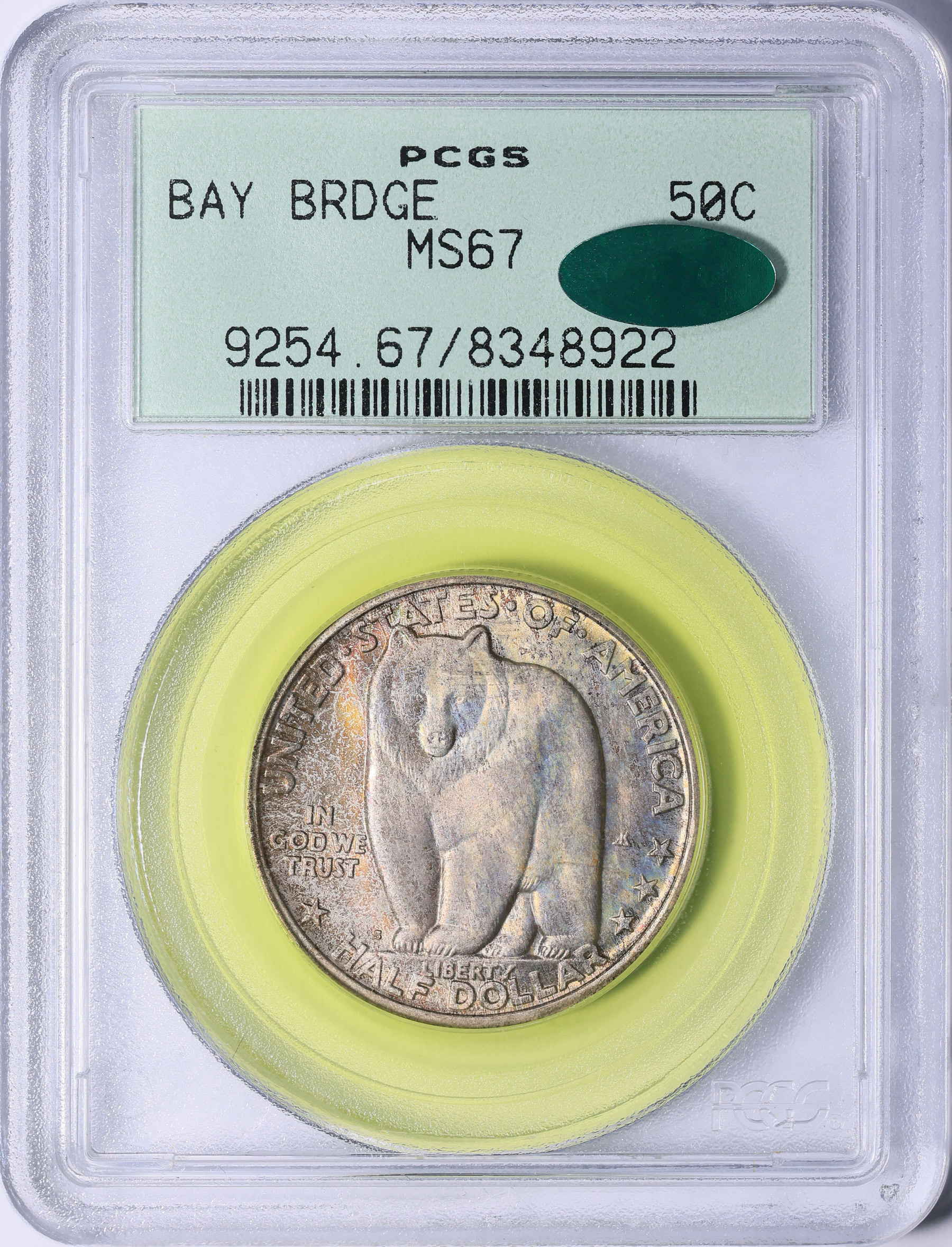 1936-S San-Francisco-Oakland Bay Bridge Opening Half Dollar PCGS