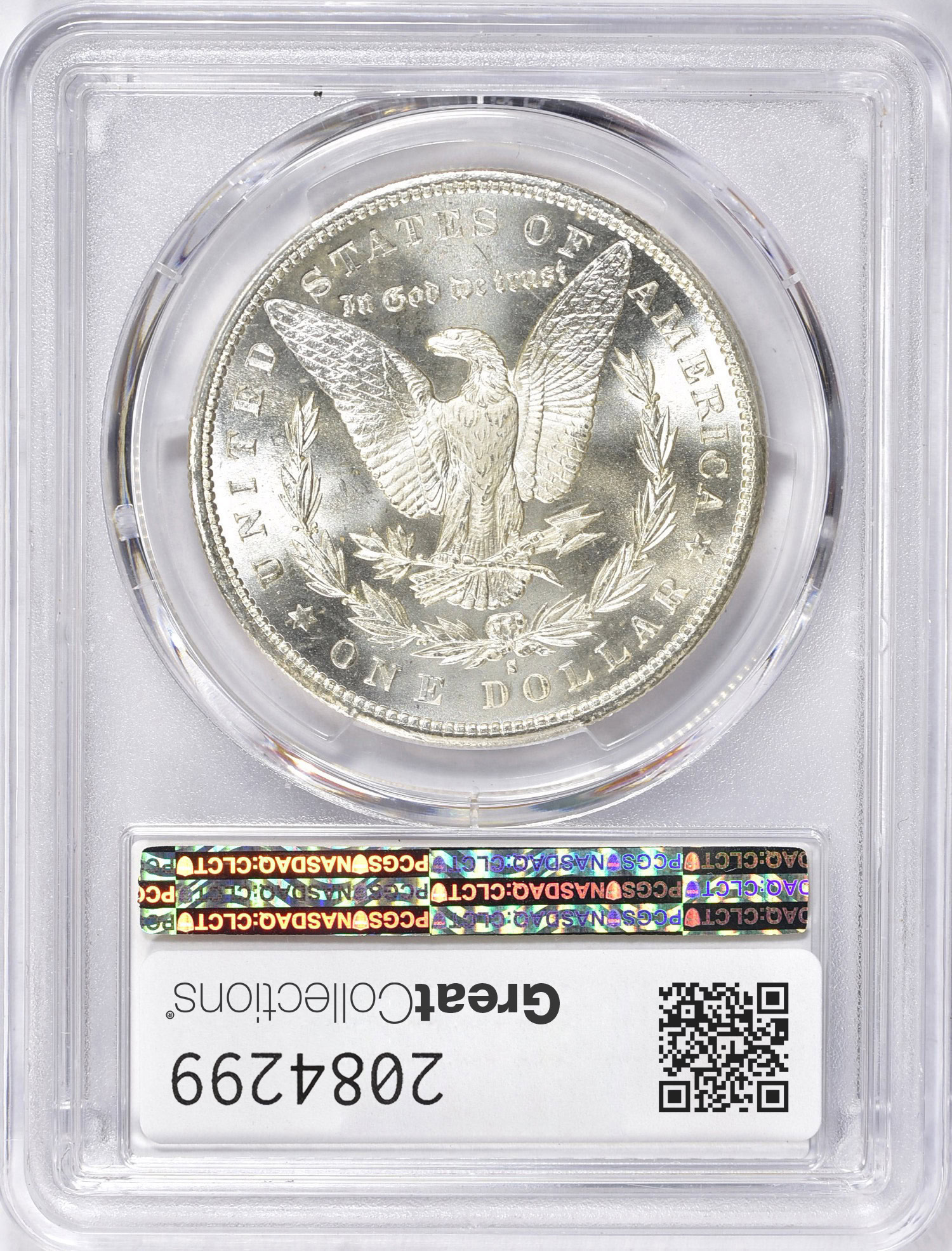 1880-S Morgan Silver Dollar PCGS MS-67+ (CAC Green) (Item 2084299